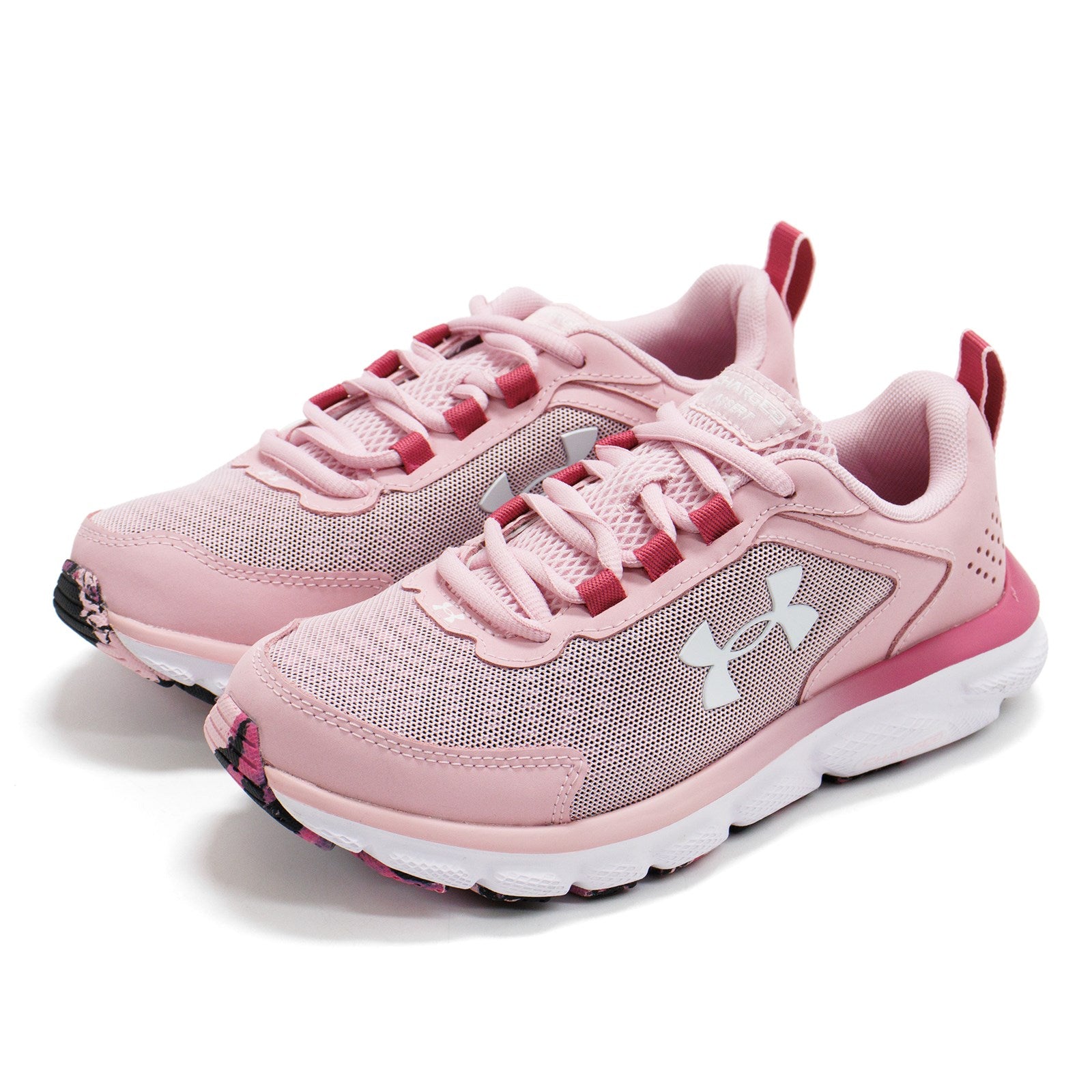 Under Armour Women Charged Assert 9 Marble Wide Running Shoes