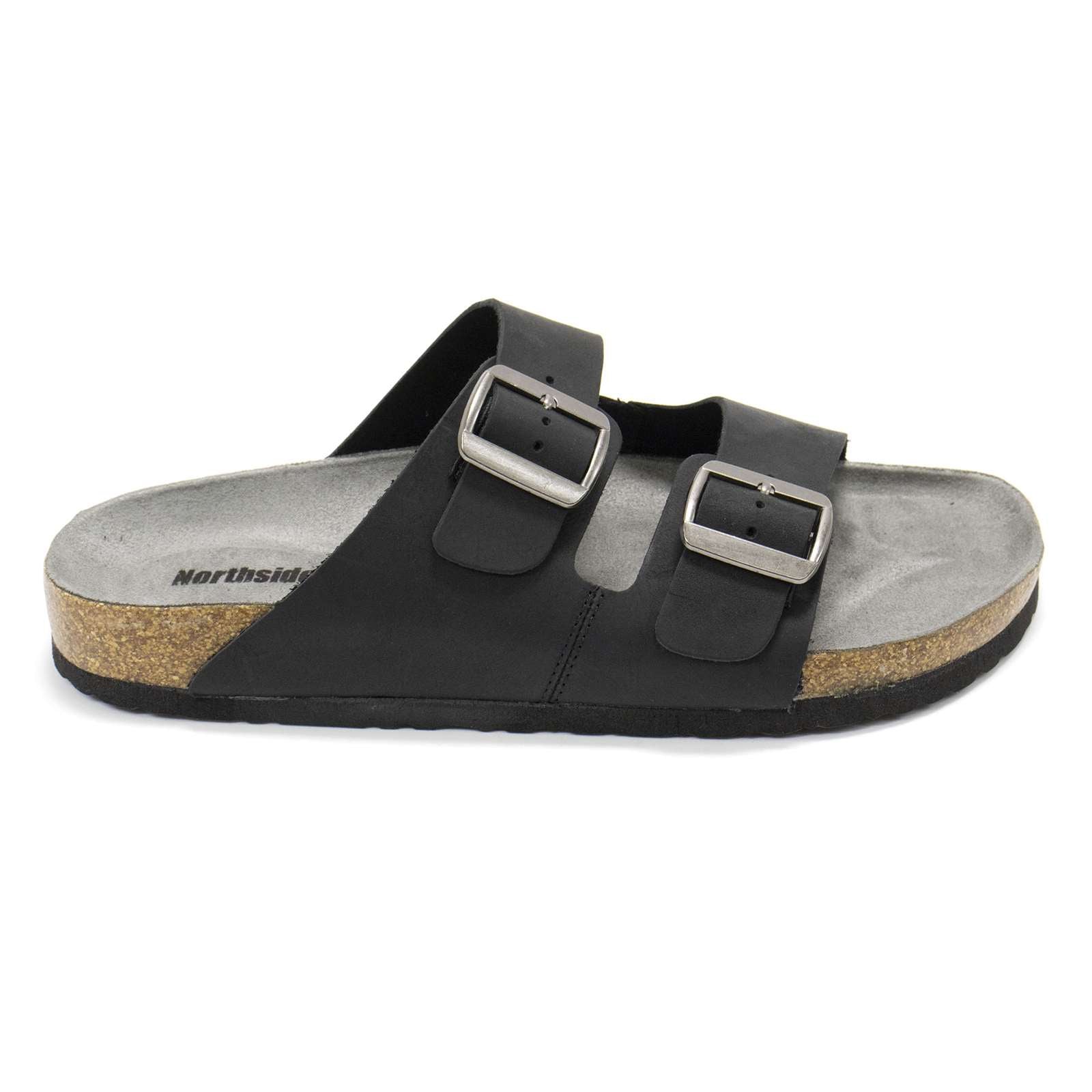 Northside Men Raegan Leather Strap Cork Sandal