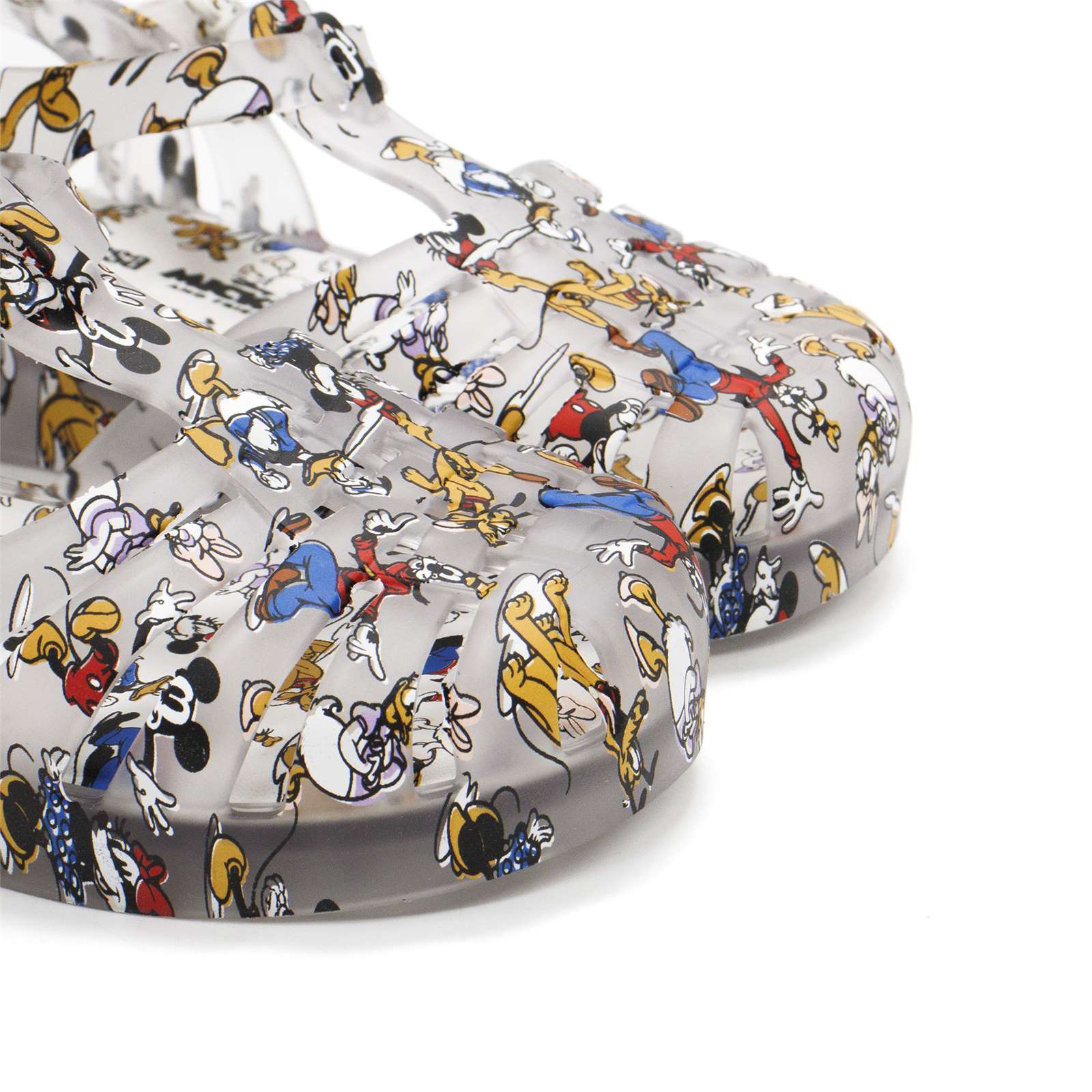 Mini Melissa Toddler Possession With Mickey Original Slip-On Sandal With Buckle Closure