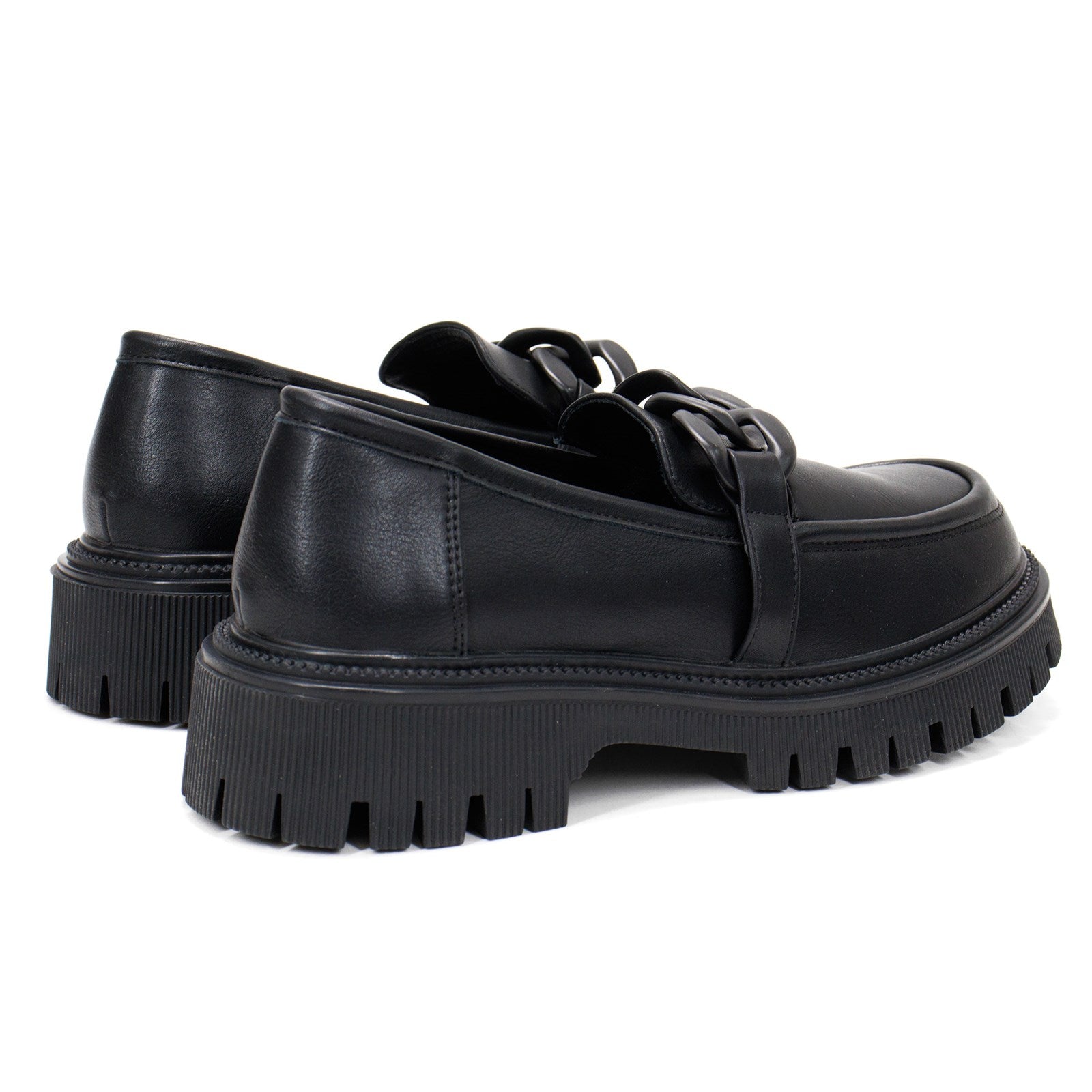 Patrizia Women Noir Lug Sole Loafer
