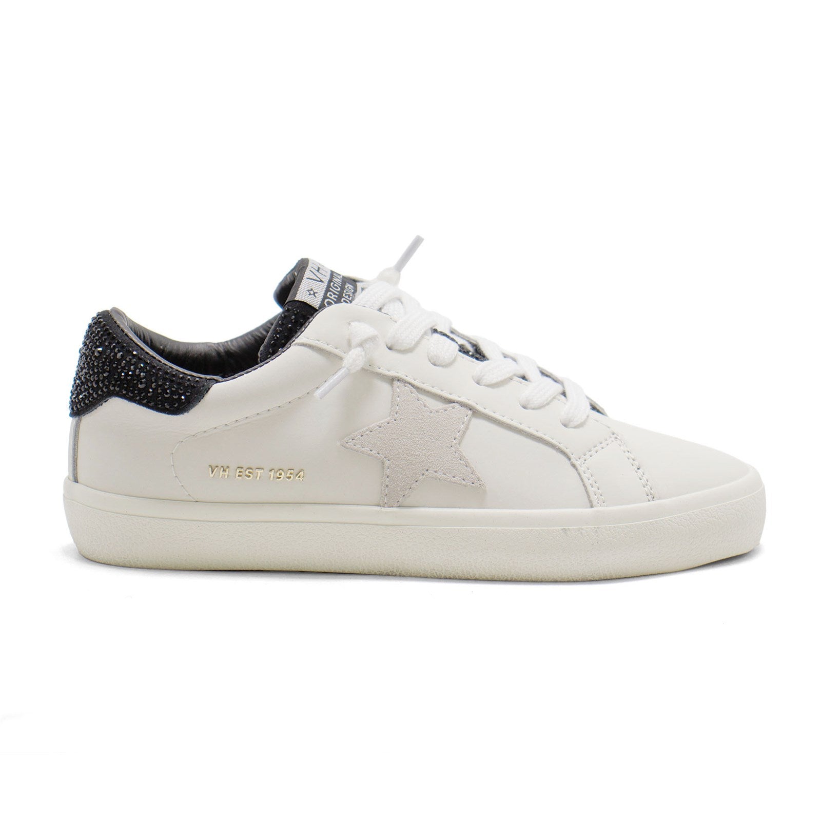 Vintage Havana Women Raz Low Top Sneakers With Rhinestone Accent