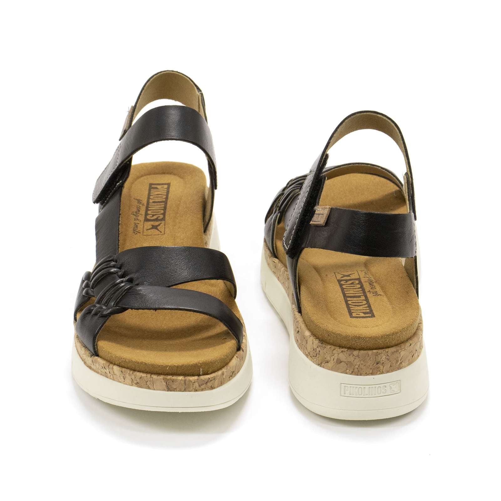 Pikolinos Women Palma W4n Leather Wedge Sandals