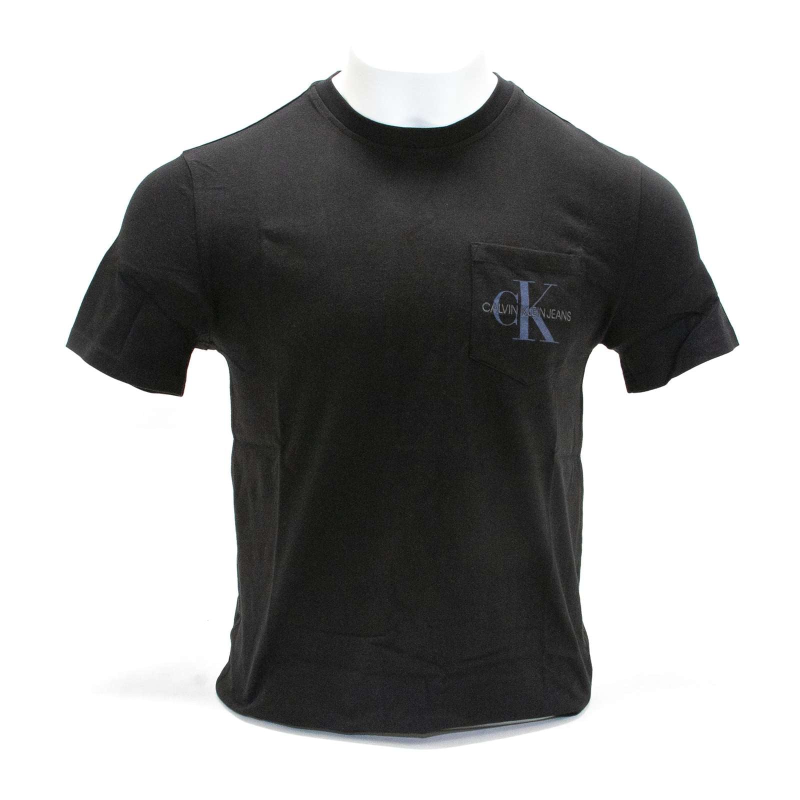 Calvin Klein Men Garment Dyed Monogram Pocket Tee
