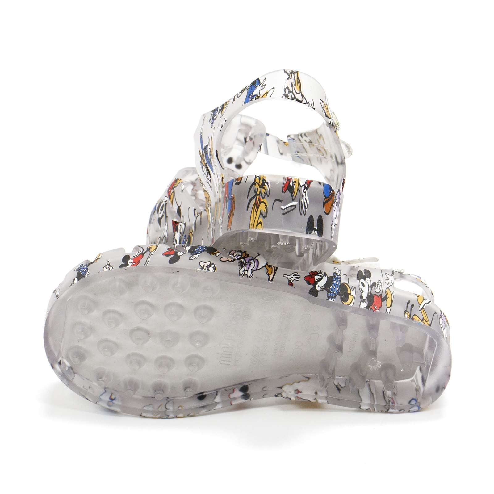 Mini Melissa Toddler Possession With Mickey Original Slip-On Sandal With Buckle Closure