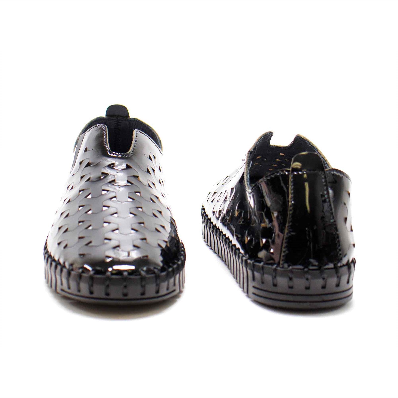 Eric Michael Women Inez Leather Slip-On Flat Comfort Shoes