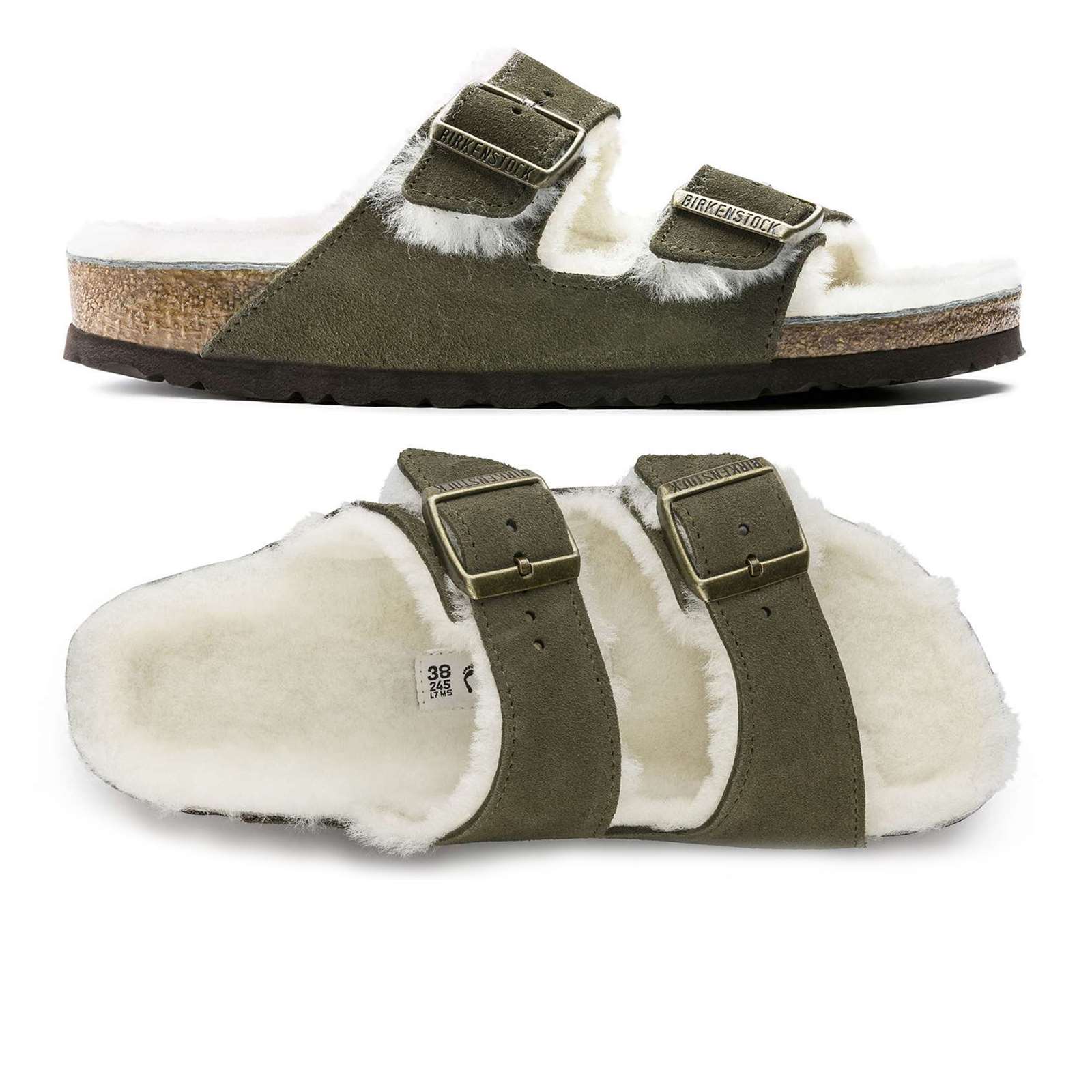 Birkenstock Women Arizona Shearling Sandals