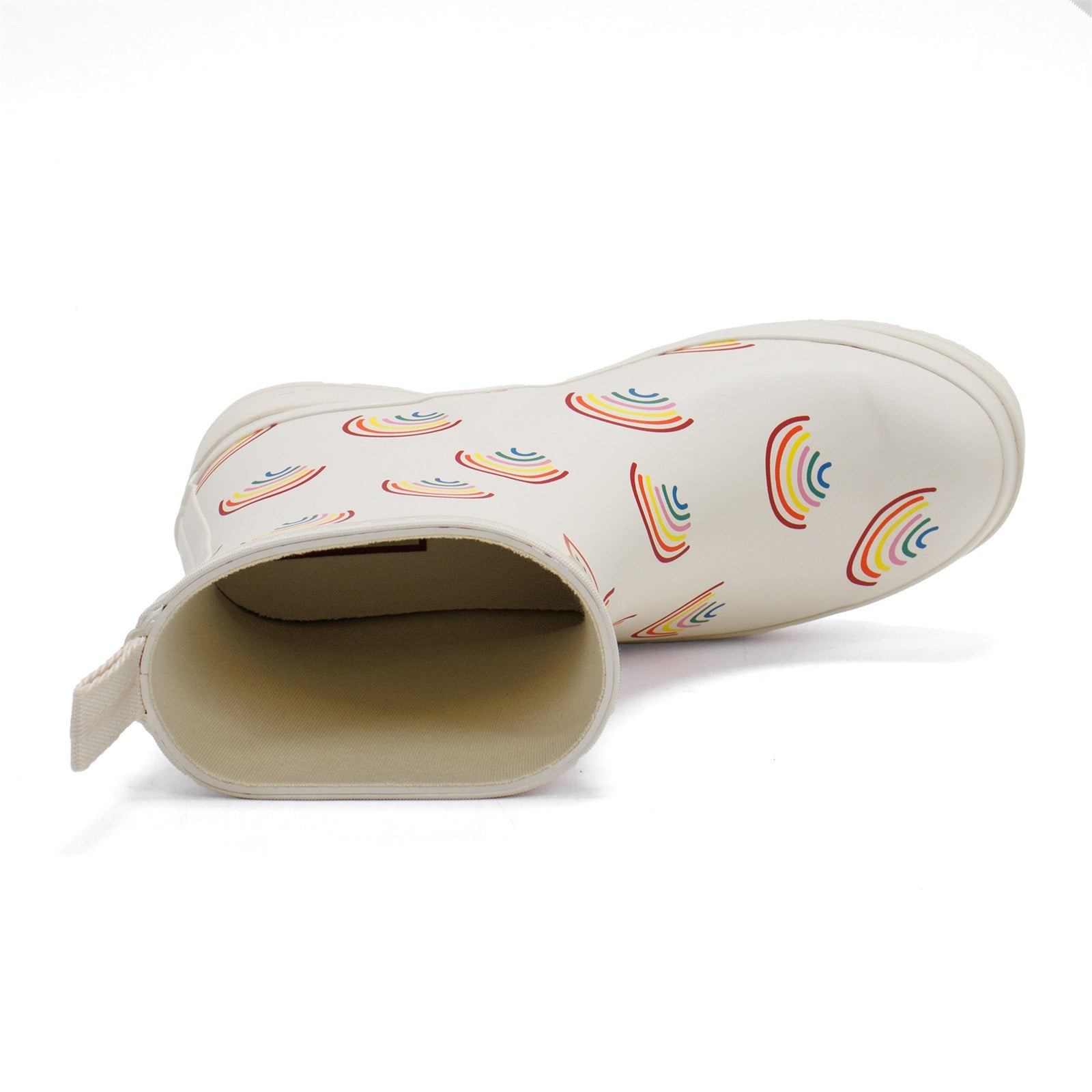 Hunter Women Play Mini Rainbow Print Short Rain Boots
