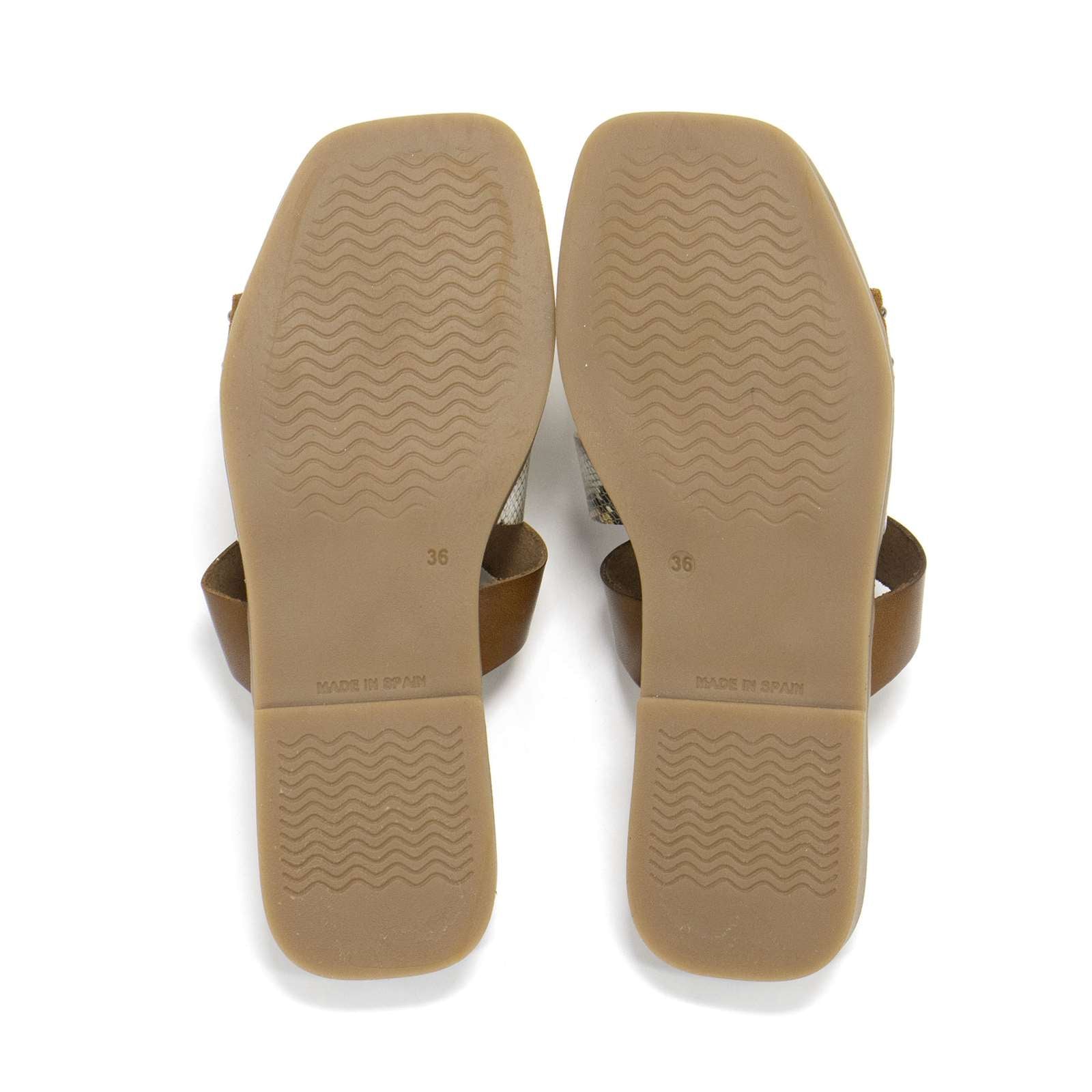 Eric Michael Women Demi Three Strap Slide Sandals