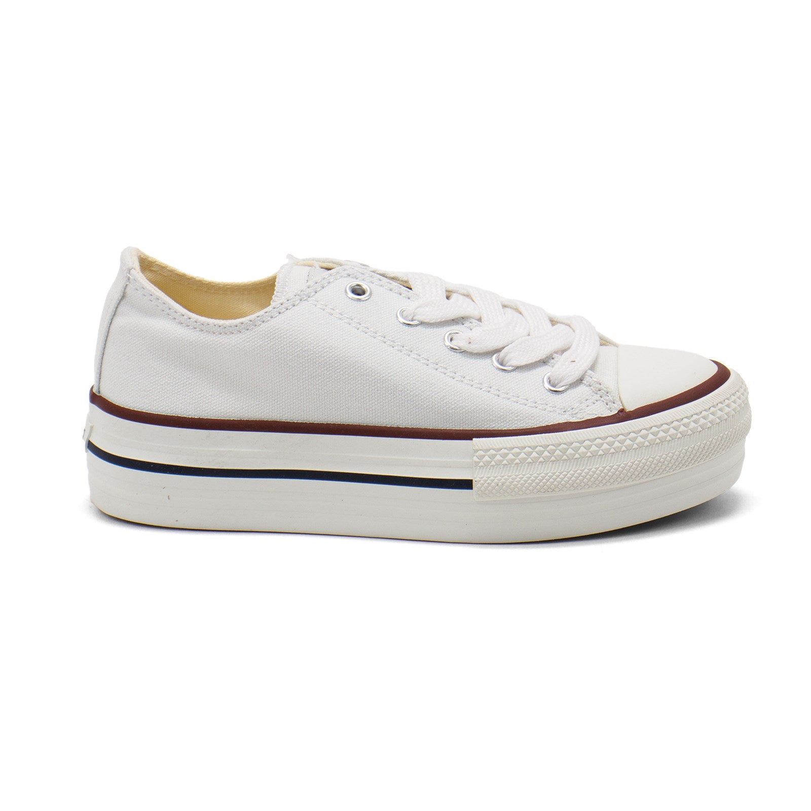 Victoria Girl Tribu Canvas Platform Trainers