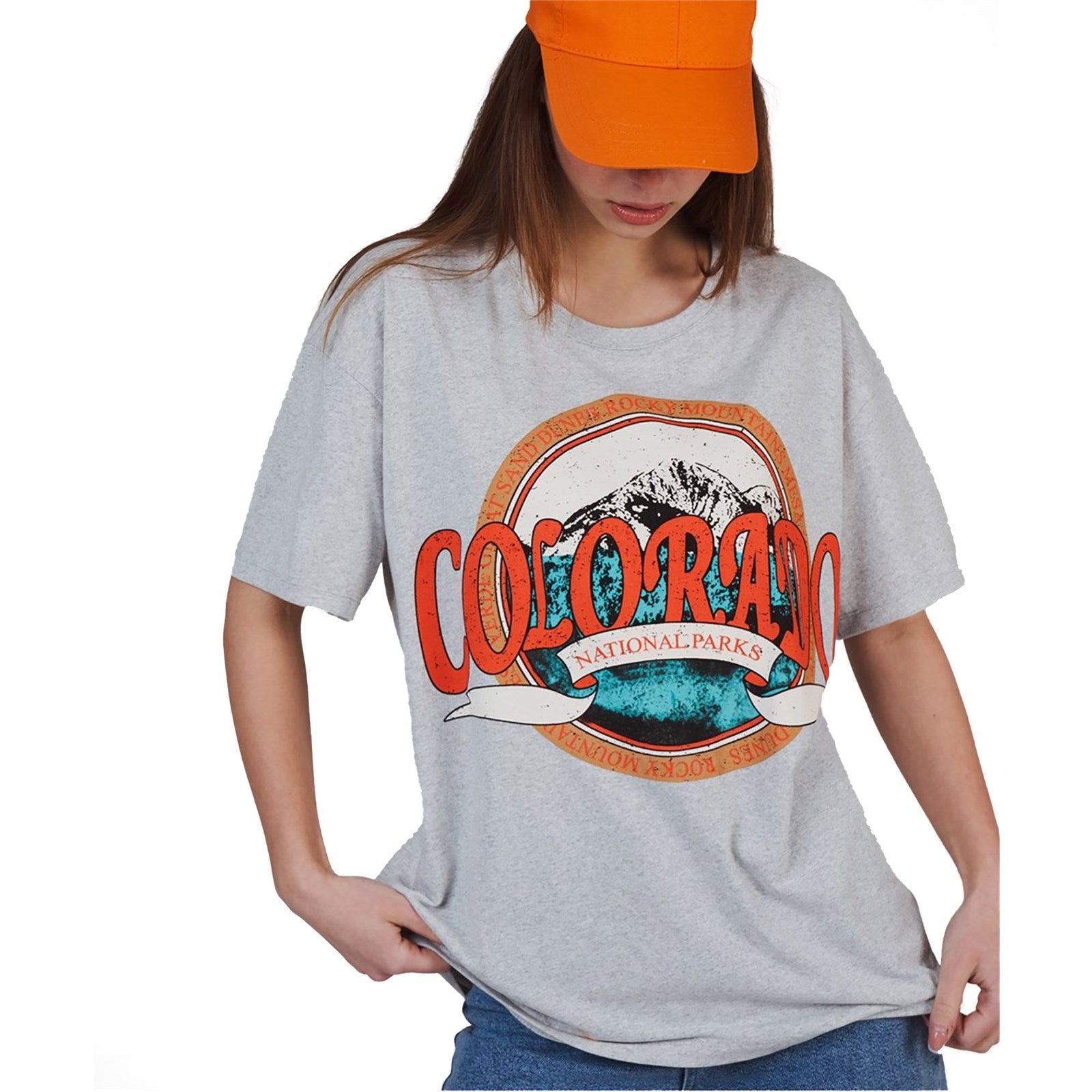 Ambar Women Colorado Printed Short Sleeve Tshirt
