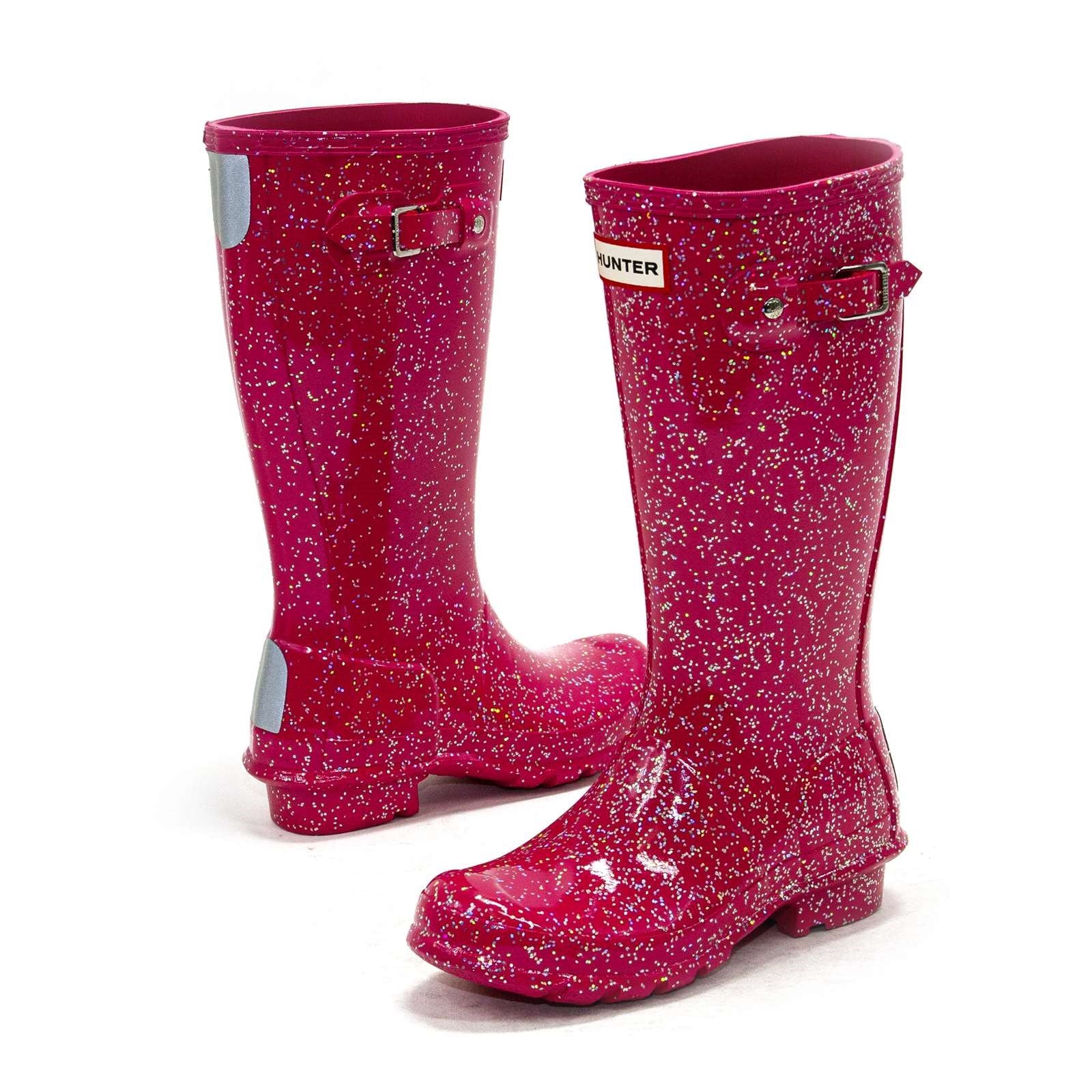 Hunter Boy Big Kids Original Giant Glitter Rain Boots