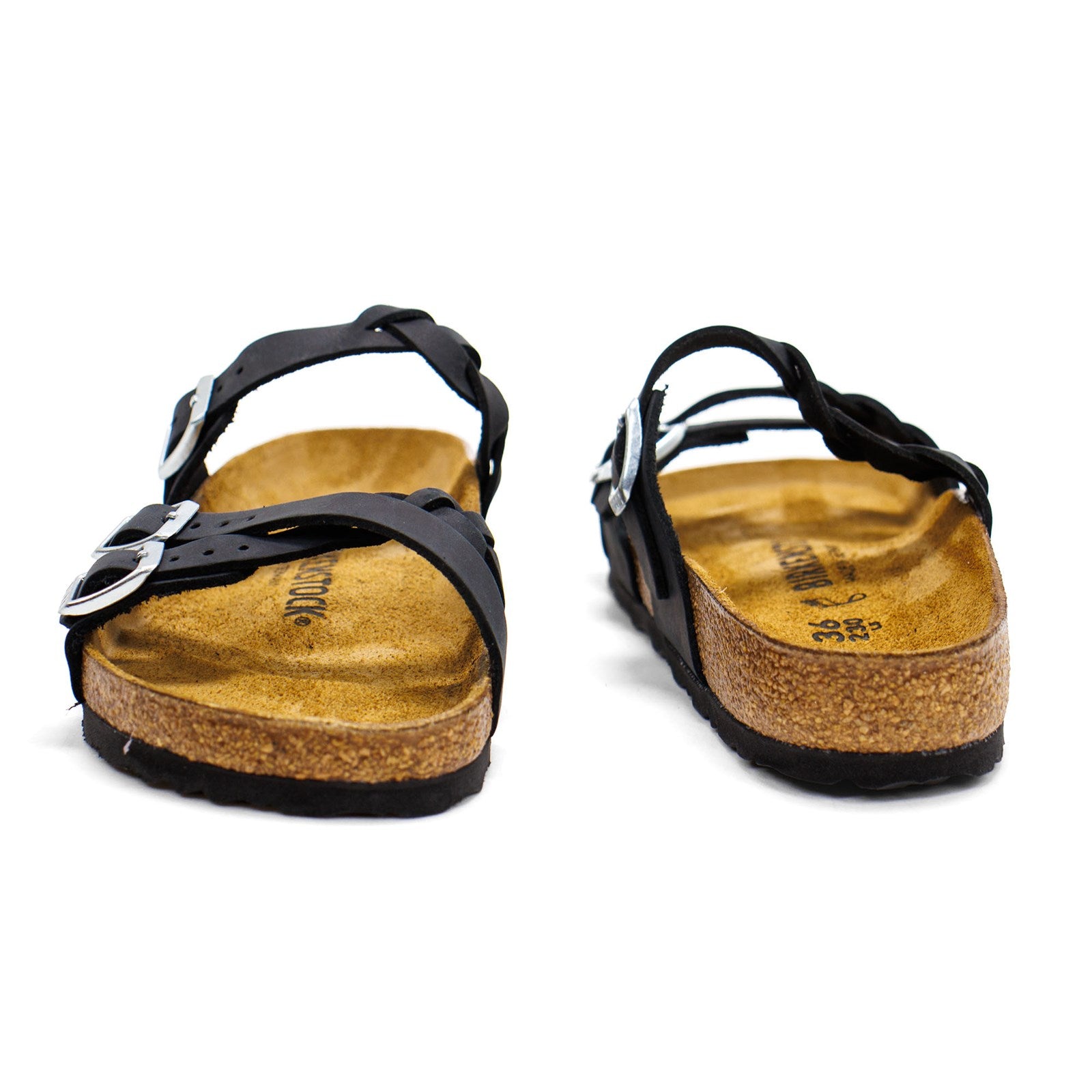 Birkenstock Women Franca Braided Oiled Leather Sandal