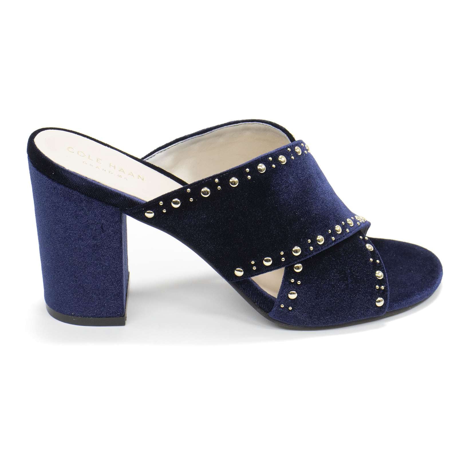 Cole Haan Women Gabby Studded Slip-On Sandals