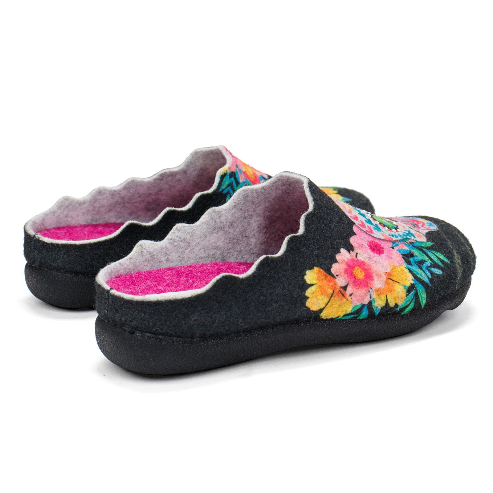 Flexus Women Sugarskull Wool Slippers