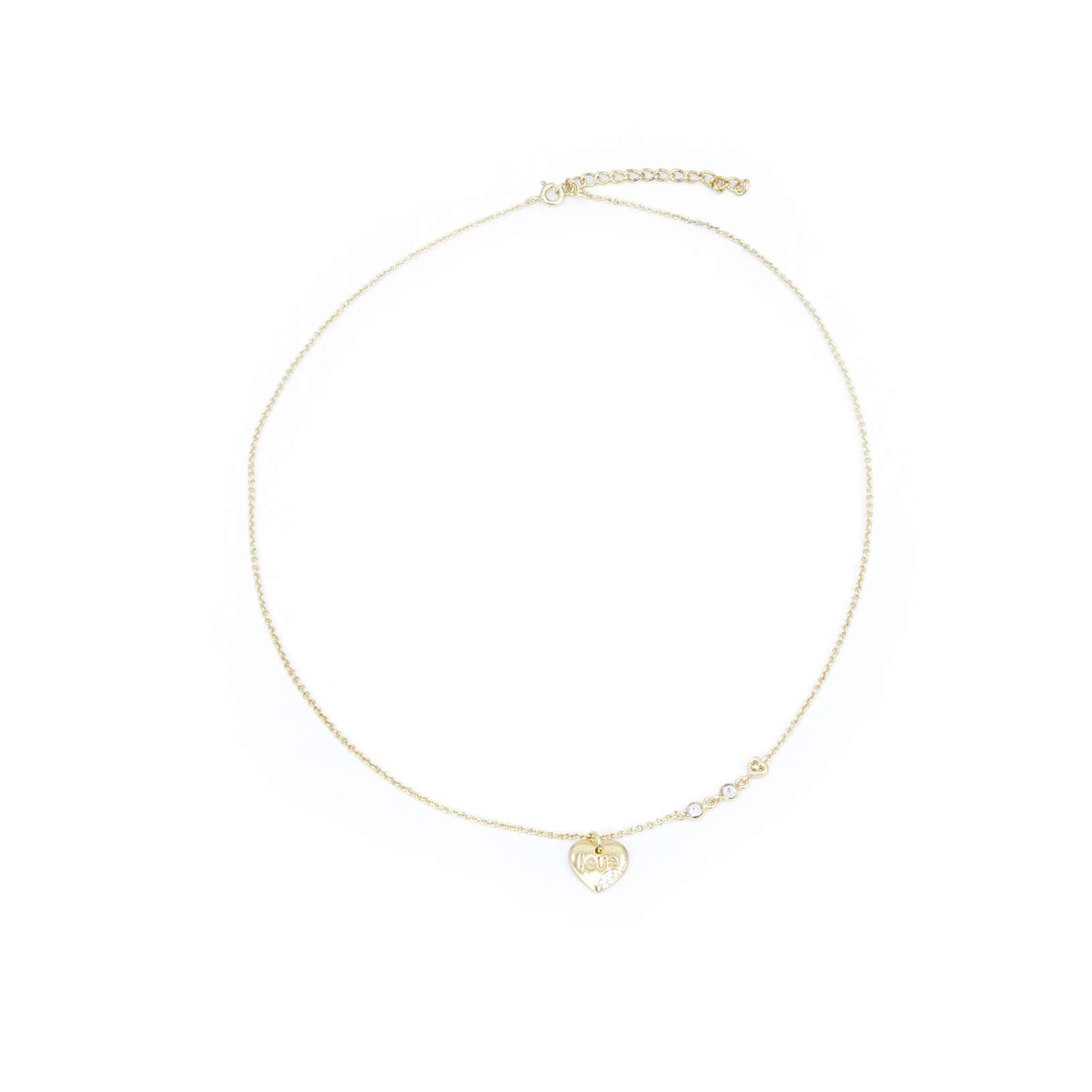 Athra Women Love Heart Necklace With Extension