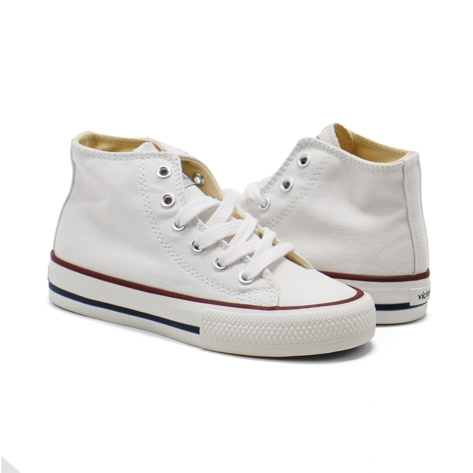 Victoria Girl High-Top Lace-Up Sneakers