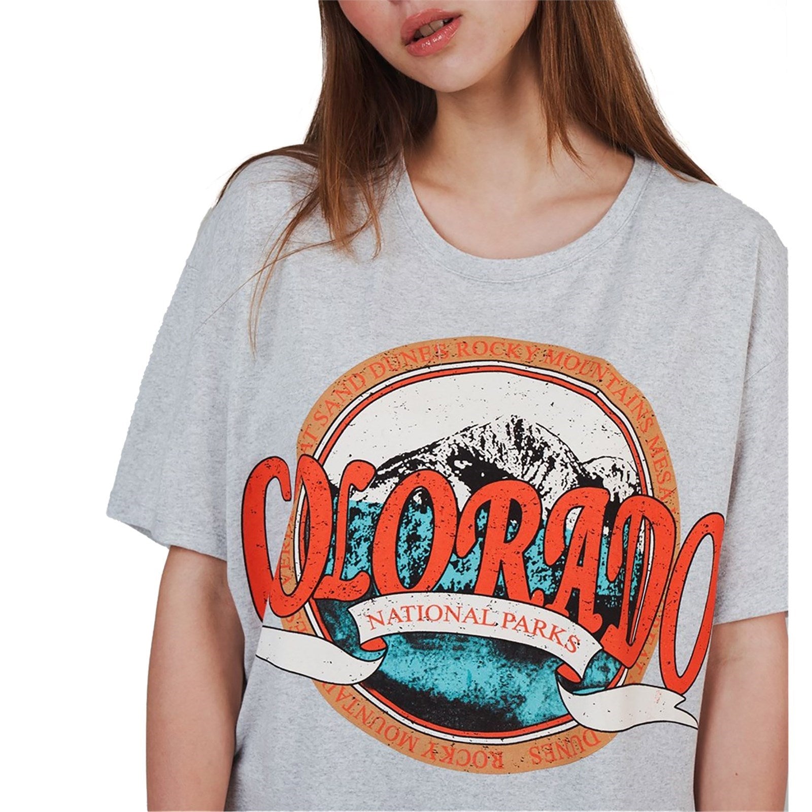 Ambar Women Colorado Printed Short Sleeve Tshirt