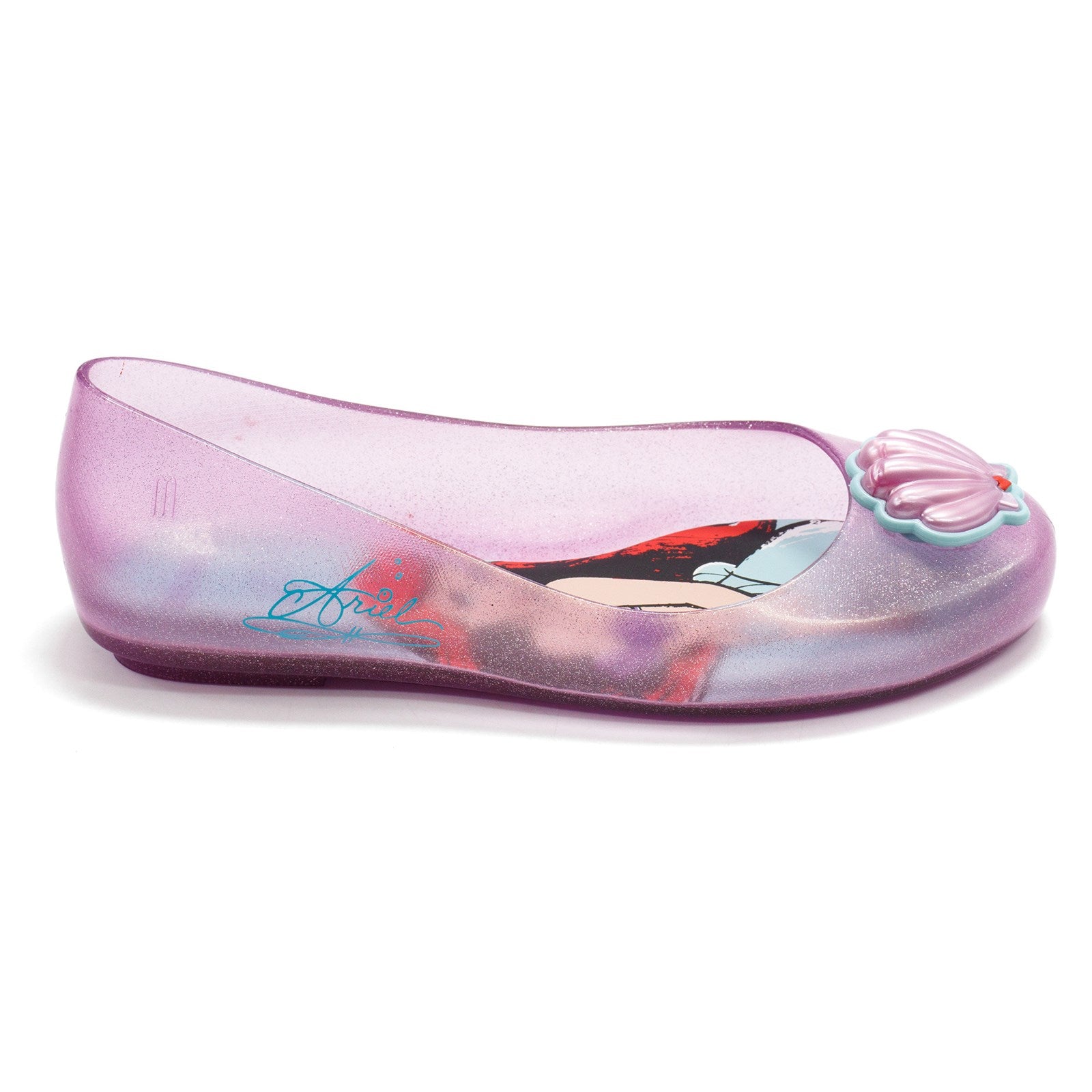 Mini Melissa Girl Sweet Love And Disney Princess Bb Ariel Little Mermaid Flats