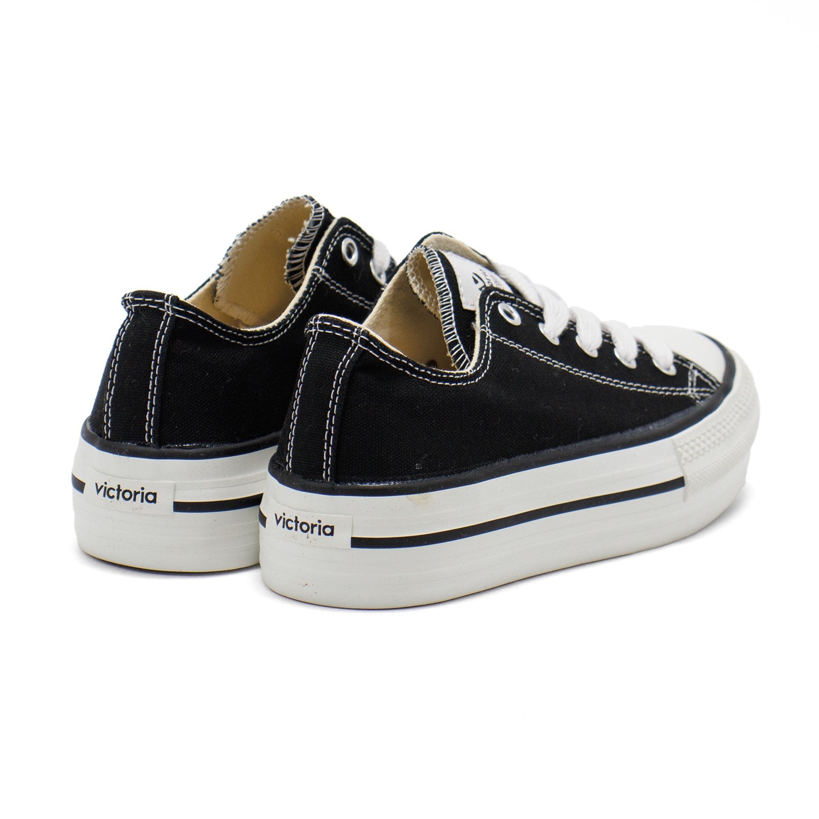 Victoria Girl Tribu Canvas Platform Trainers
