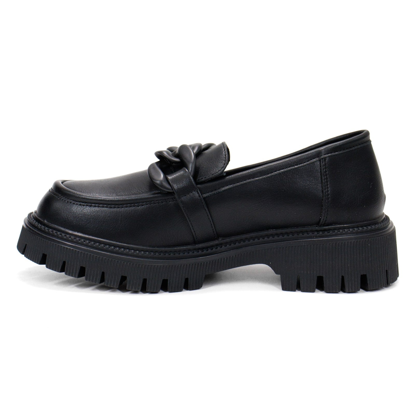 Patrizia Women Noir Lug Sole Loafer