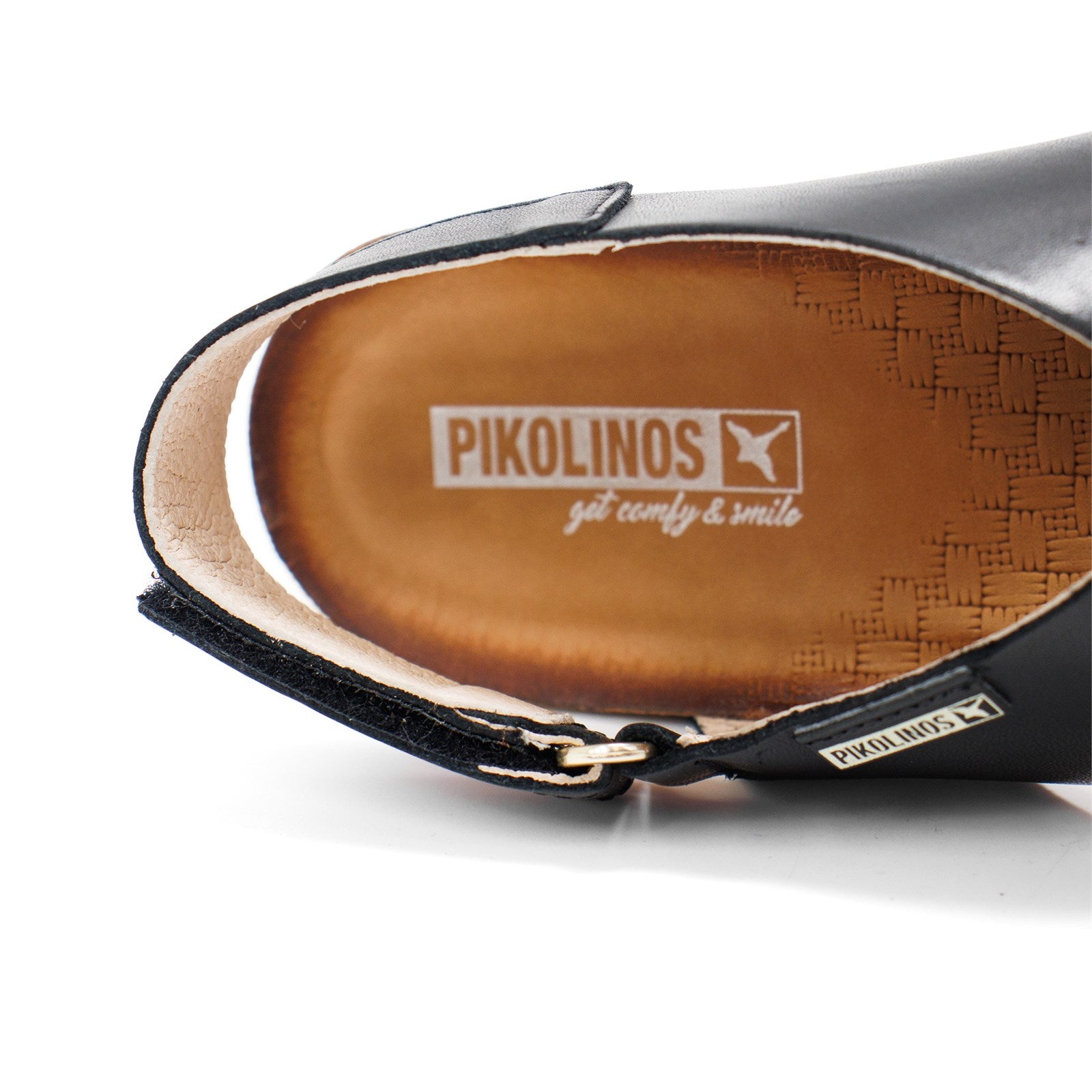 Pikolinos Women Mahon Leather Wedge Sandals