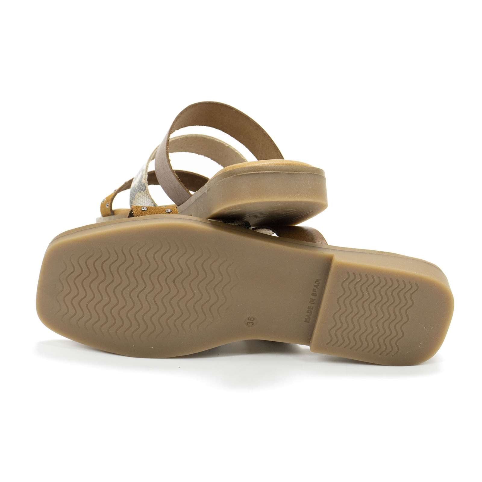 Eric Michael Women Demi Three Strap Slide Sandals