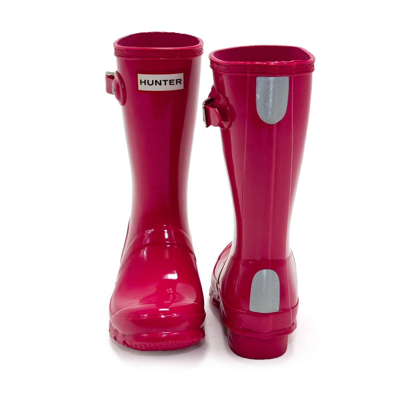 Hunter Boy Big Kids Original Gloss Rain Boots