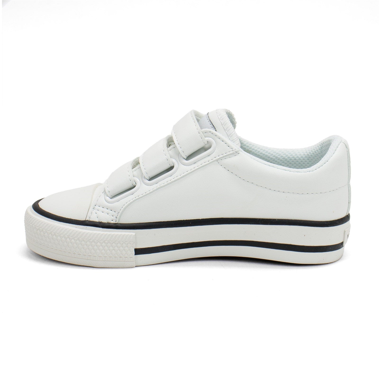 Victoria Boy Tribu Contrast Faux Leather Straps Sneaker