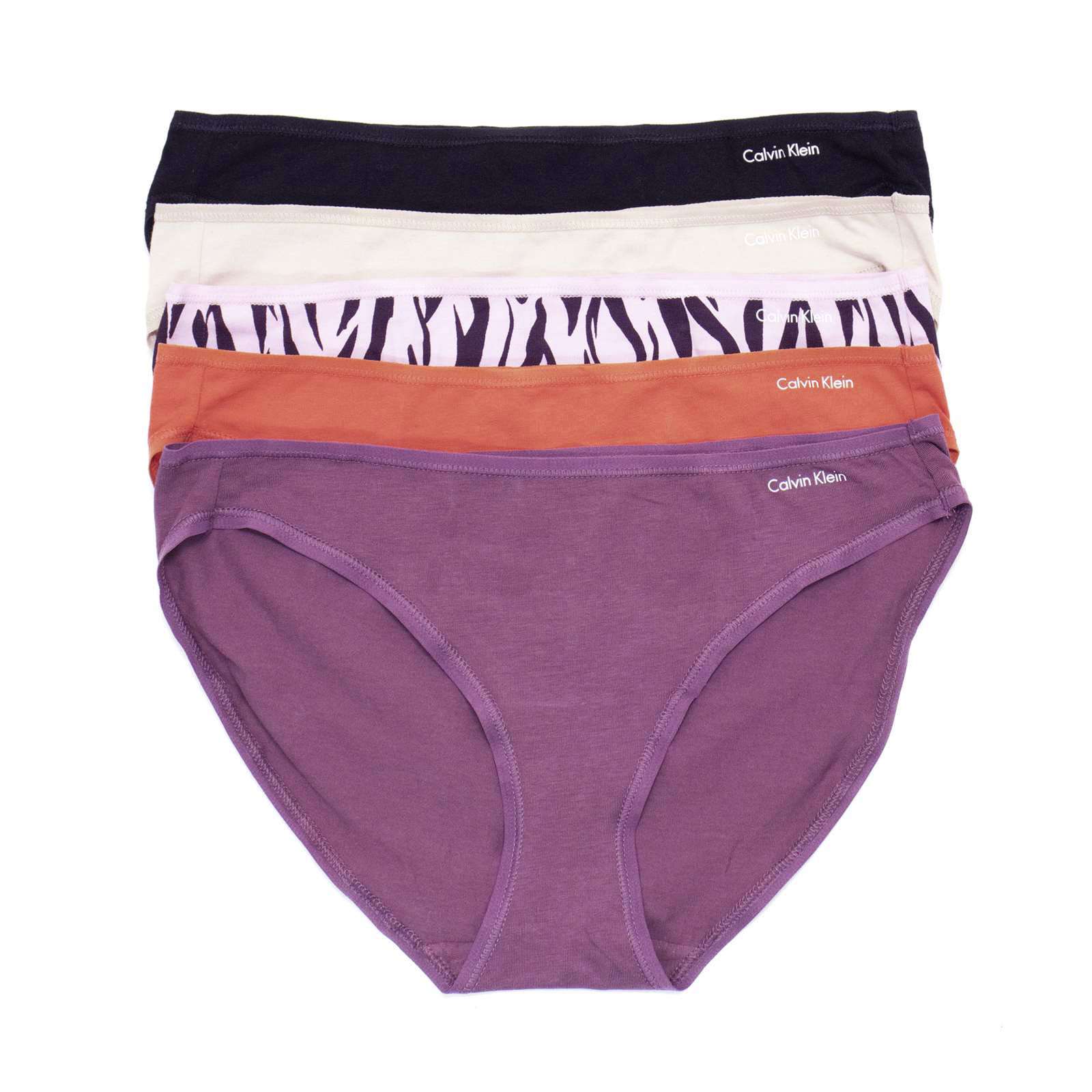 Calvin Klein Women 5-Pack Cotton Form Bikini