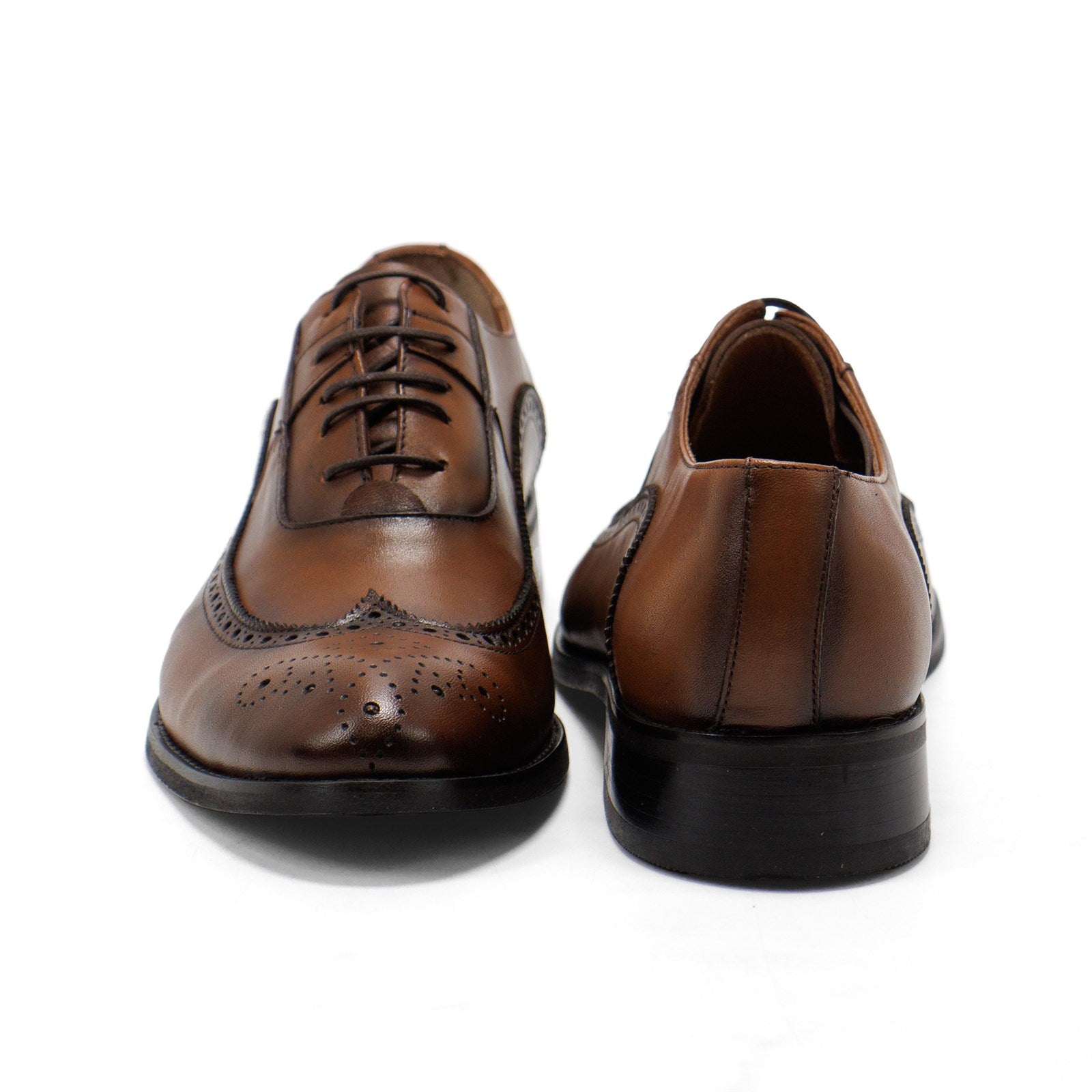 Hakki Men Genova Leather Wingtip Oxford Shoes