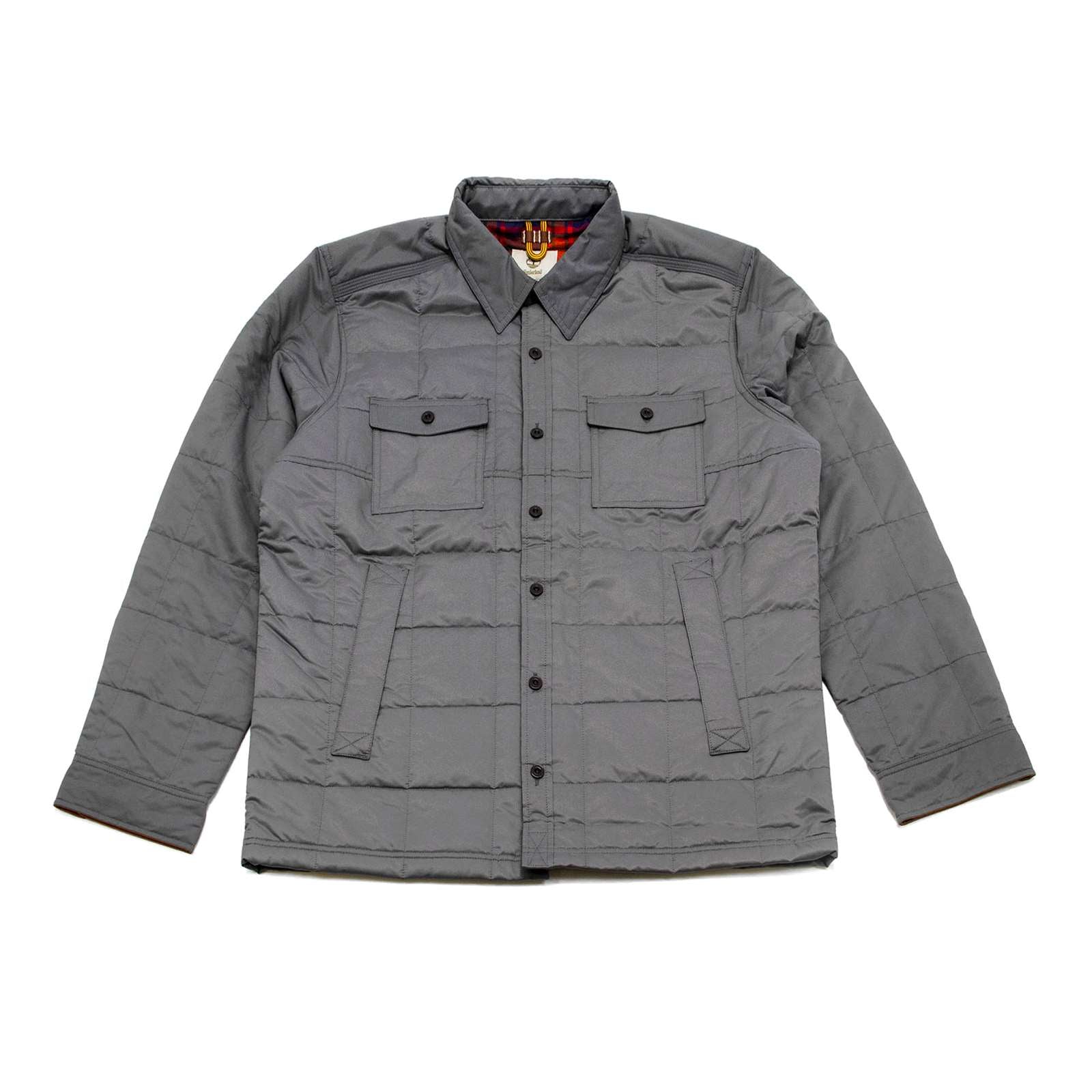 Timberland Men Os Mill Brk Quilted Over Shirt Torn