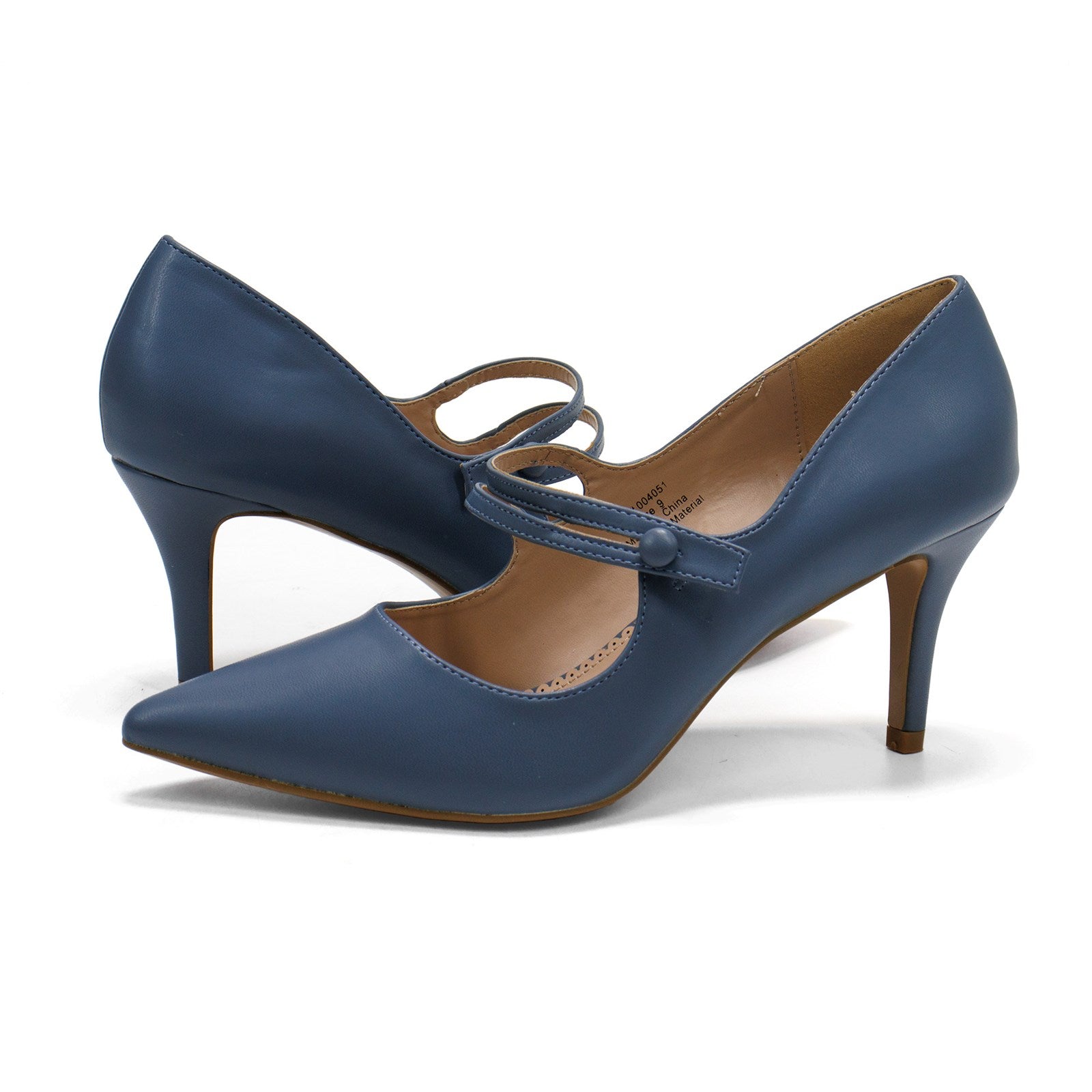 Journee Collection Women Sidney Pointed Toe Mid Heel Pump