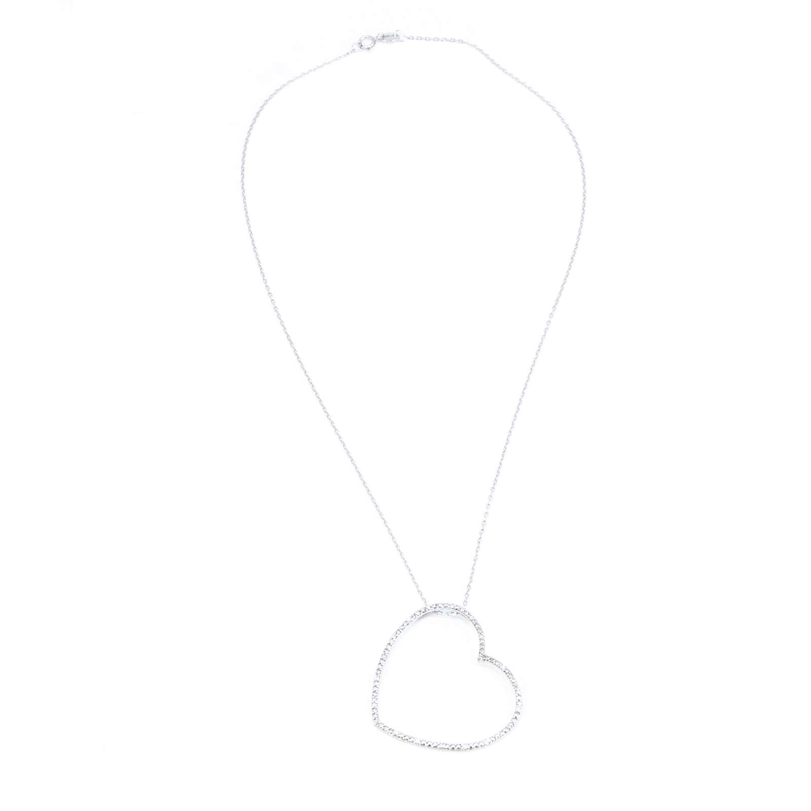 Athra Women Open Sideways Heart Necklace