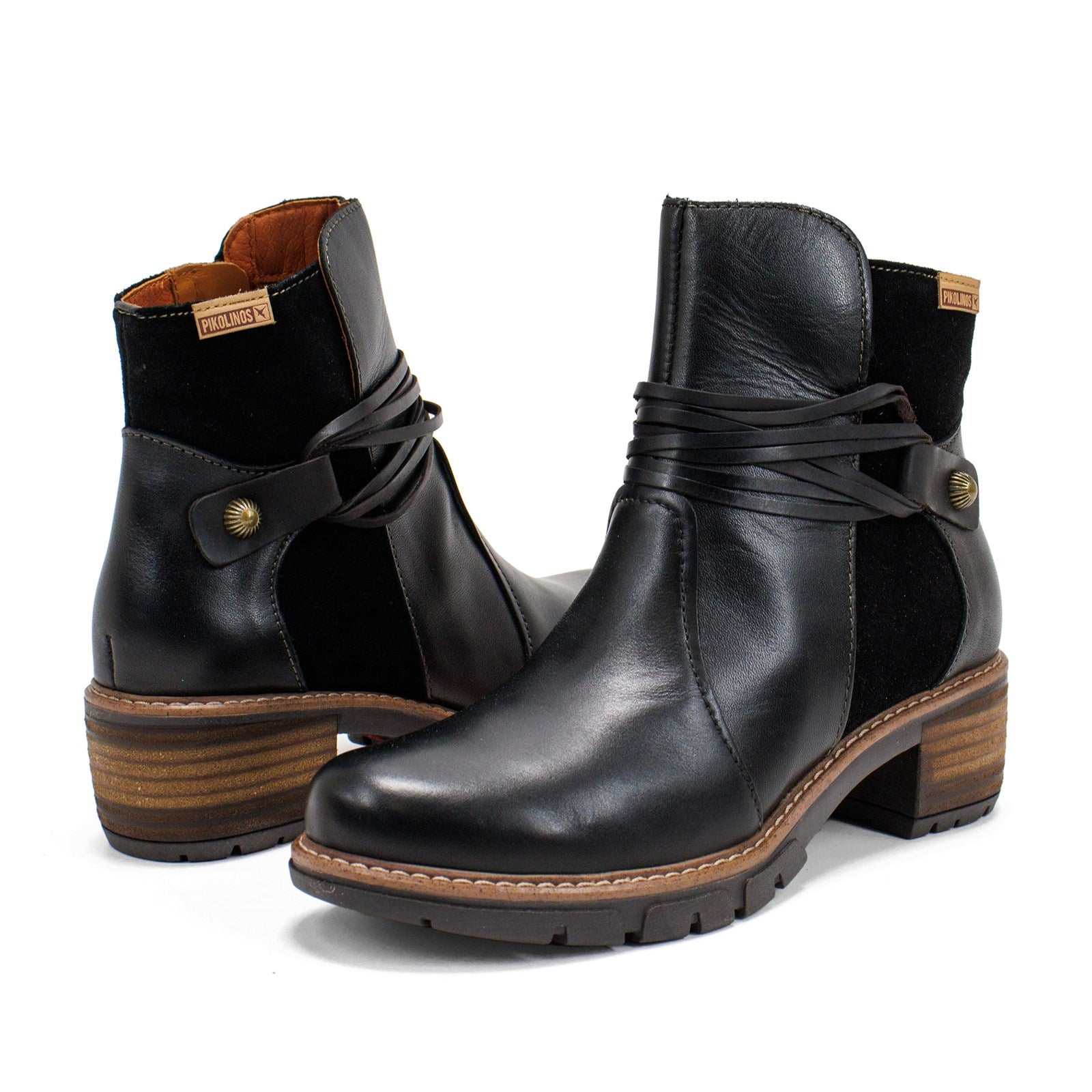 Pikolinos Women San Sebastian Leather Ankle Boots