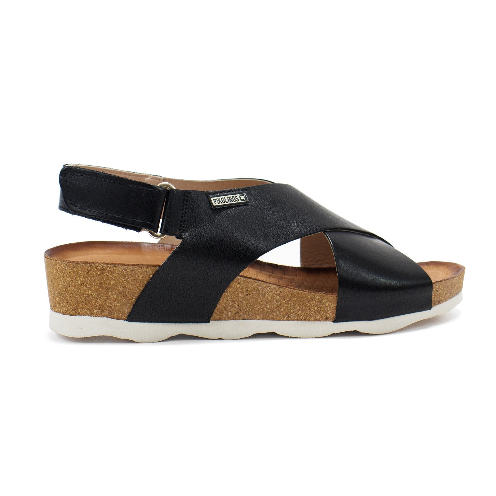 Pikolinos Women Mahon Leather Wedge Sandals