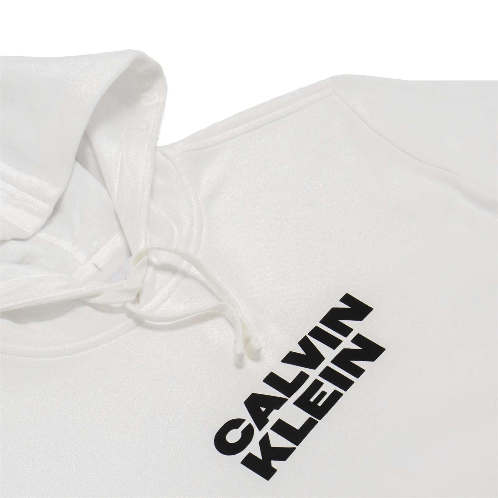 Calvin Klein Men Long Sleeve Nyc Triple Logo Crew Neck Hoodie