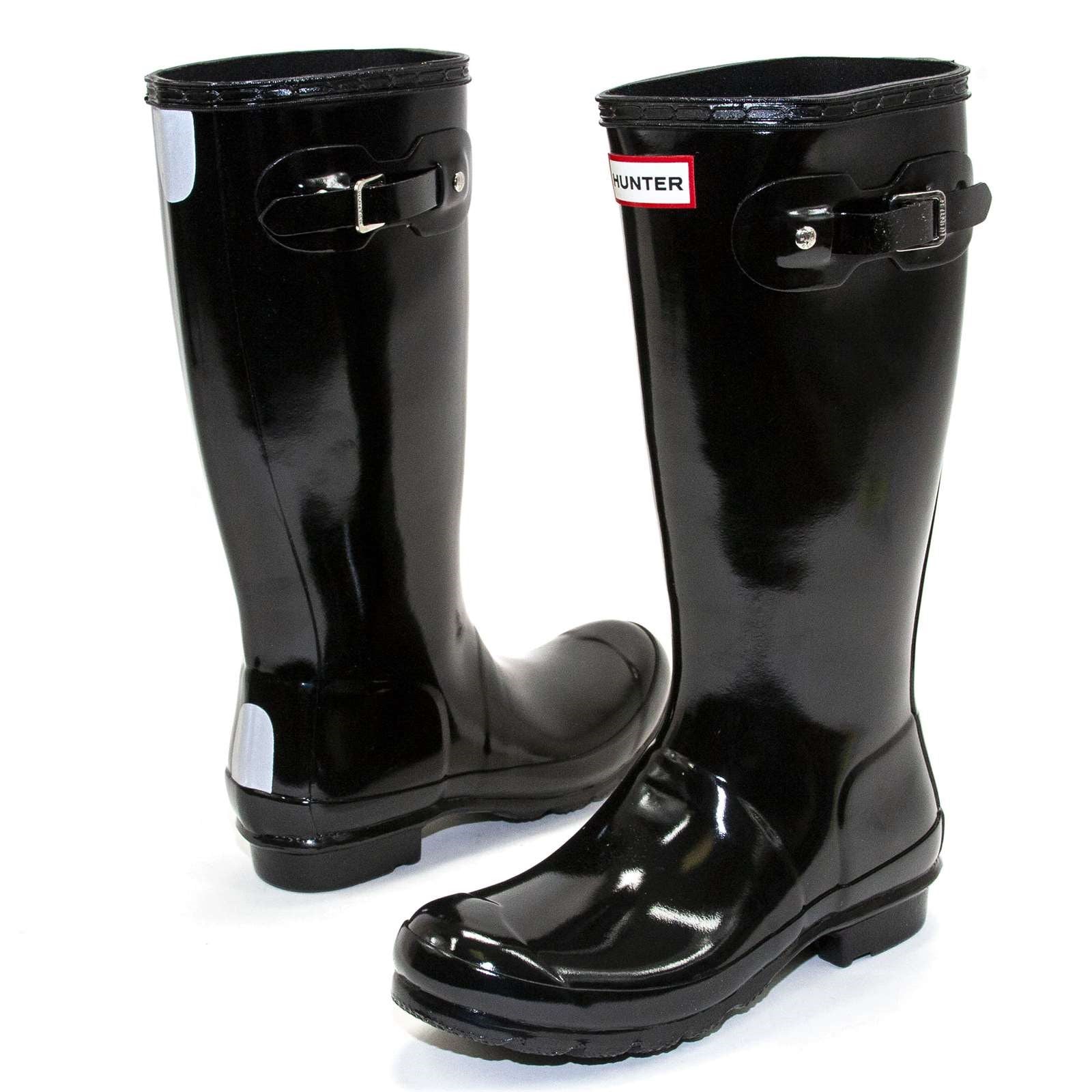 Hunter Boy Big Kids Original Gloss Rain Boots