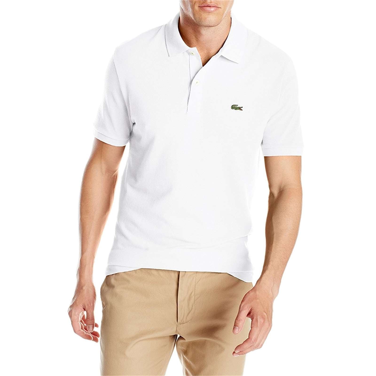 Lacoste Men Classic Pique Slim Fit Short Sleeve Polo