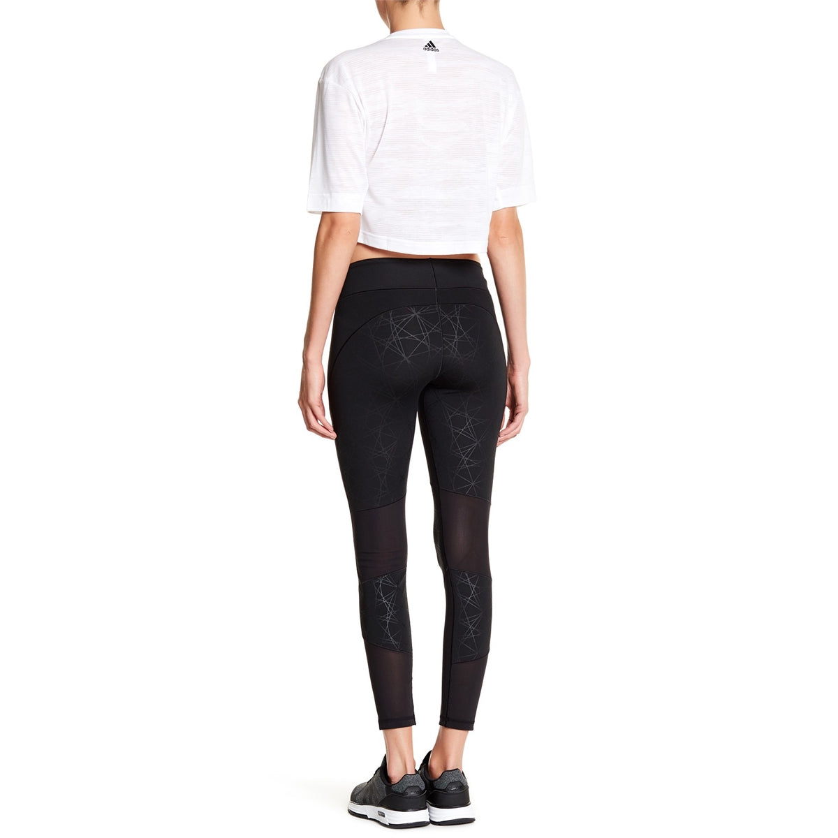 Adidas Women Wanderflex Mix It Up Cut And Sewn Tight Leggings