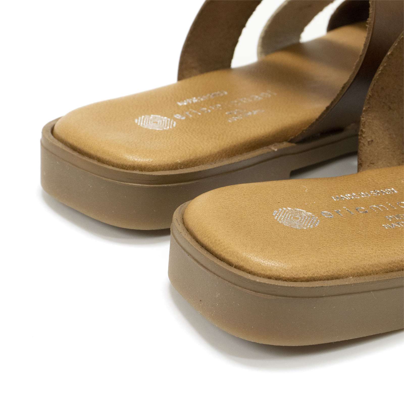 Eric Michael Women Demi Three Strap Slide Sandals