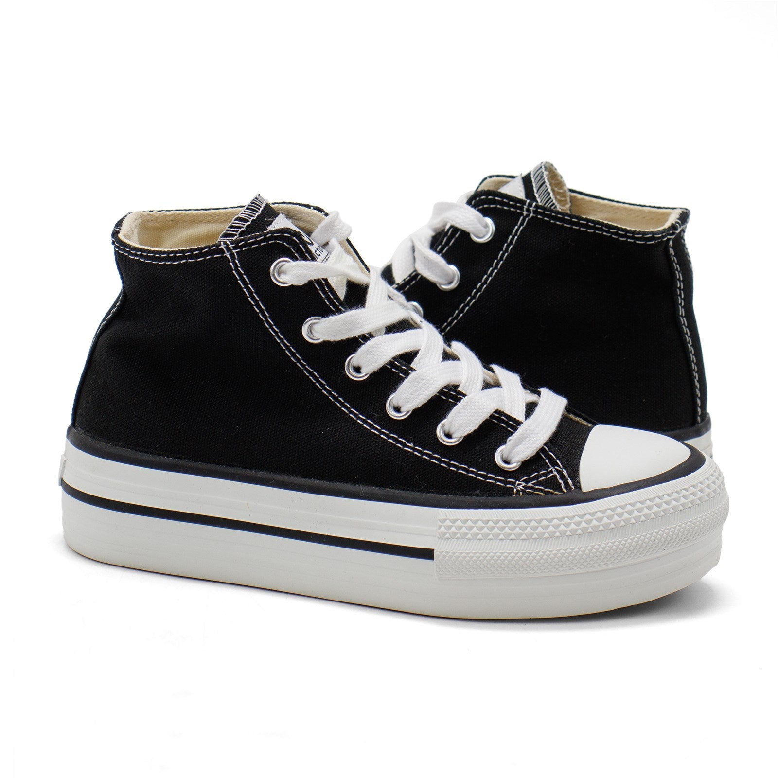 Victoria Girl Tribu Canvas High-Top Platform Trainers
