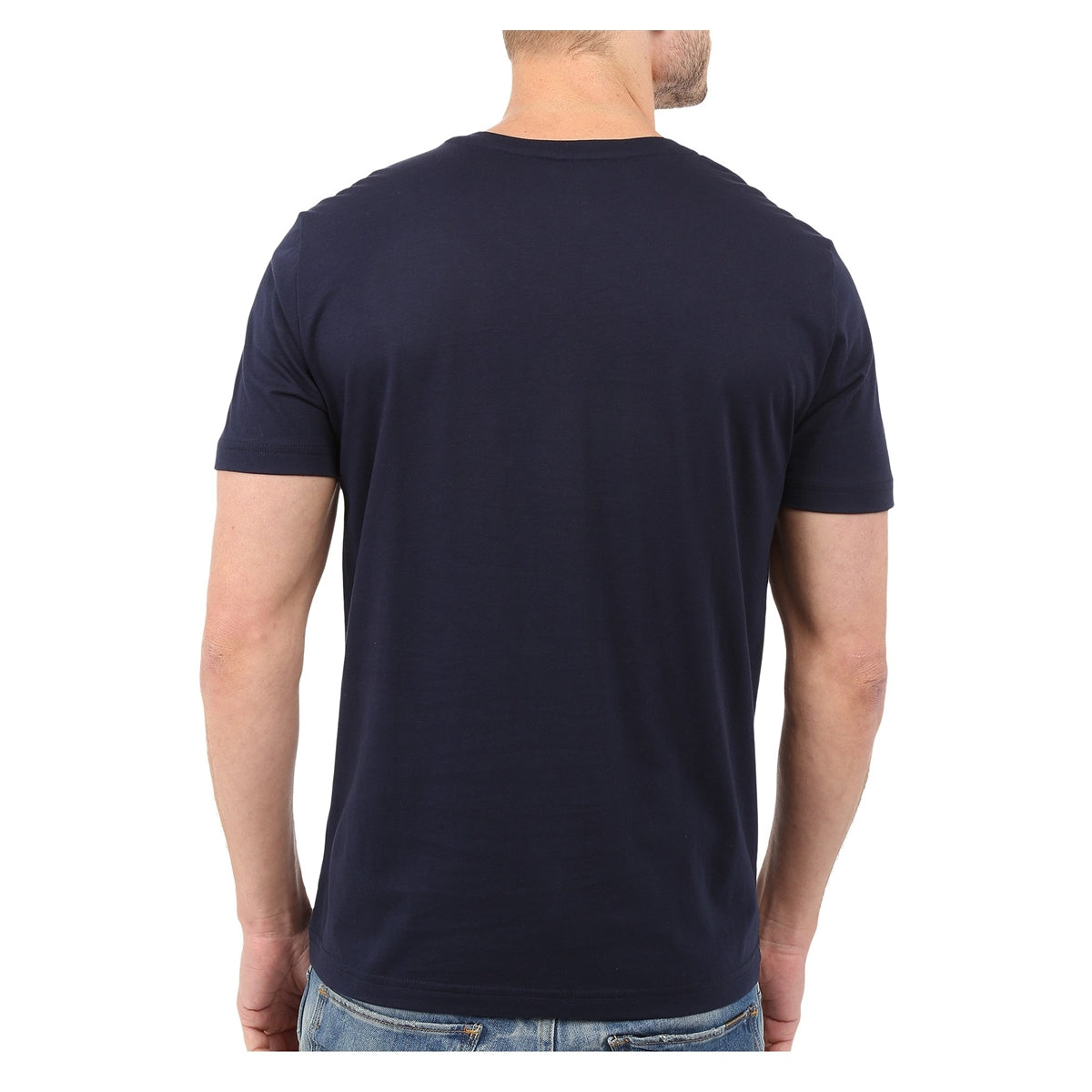 Lacoste Men Standard Short Sleeve Pima V-Neck Tee