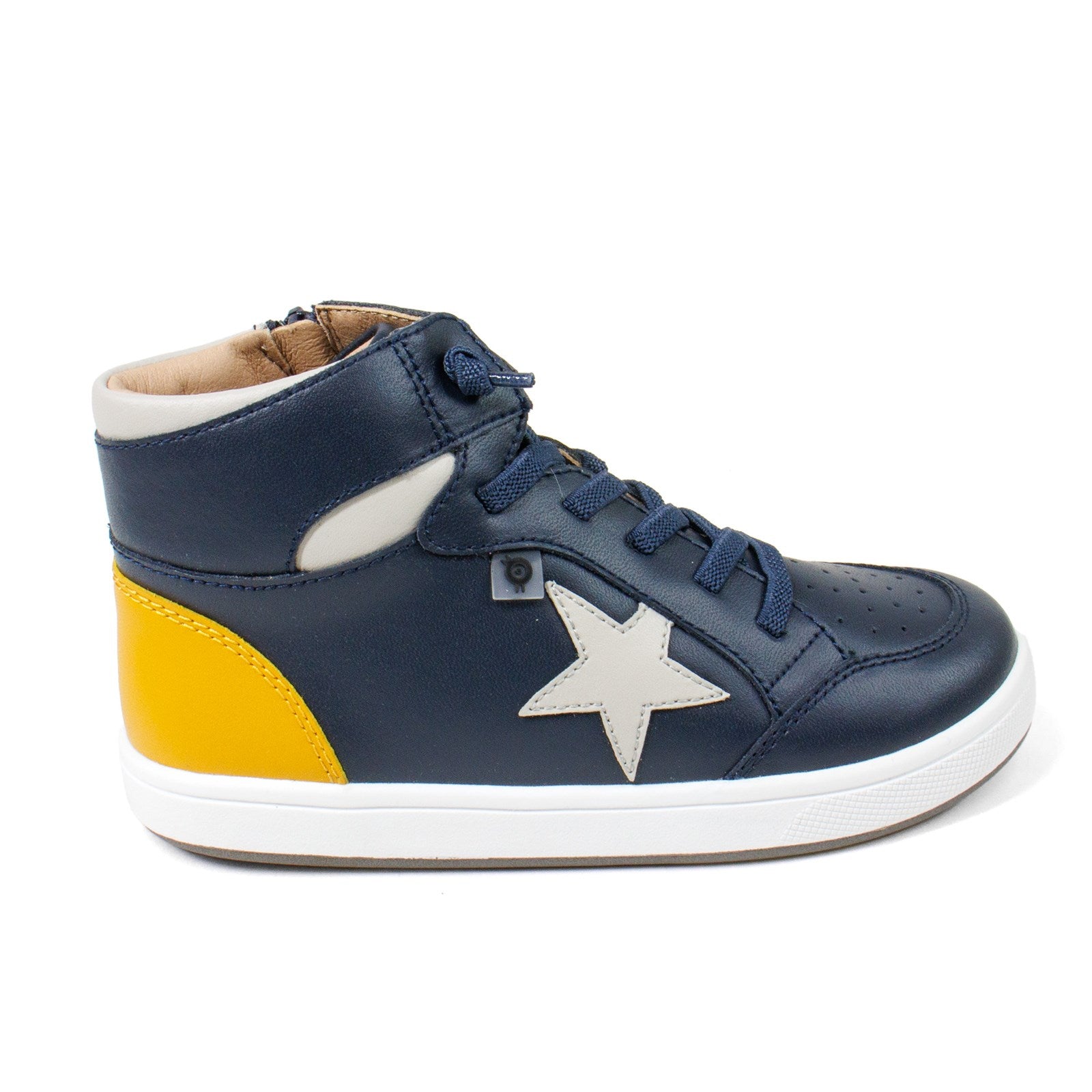 Old Soles Boy Star Tracker High-Top Lace-Up Casual Shoes