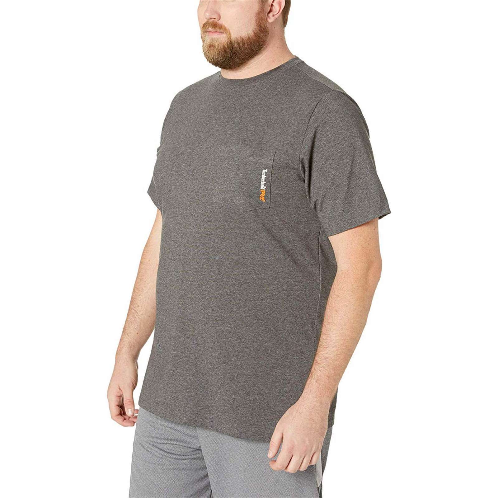 Timberland Pro Men B&T Base Plate Blended Short Sleeve T-Shirt