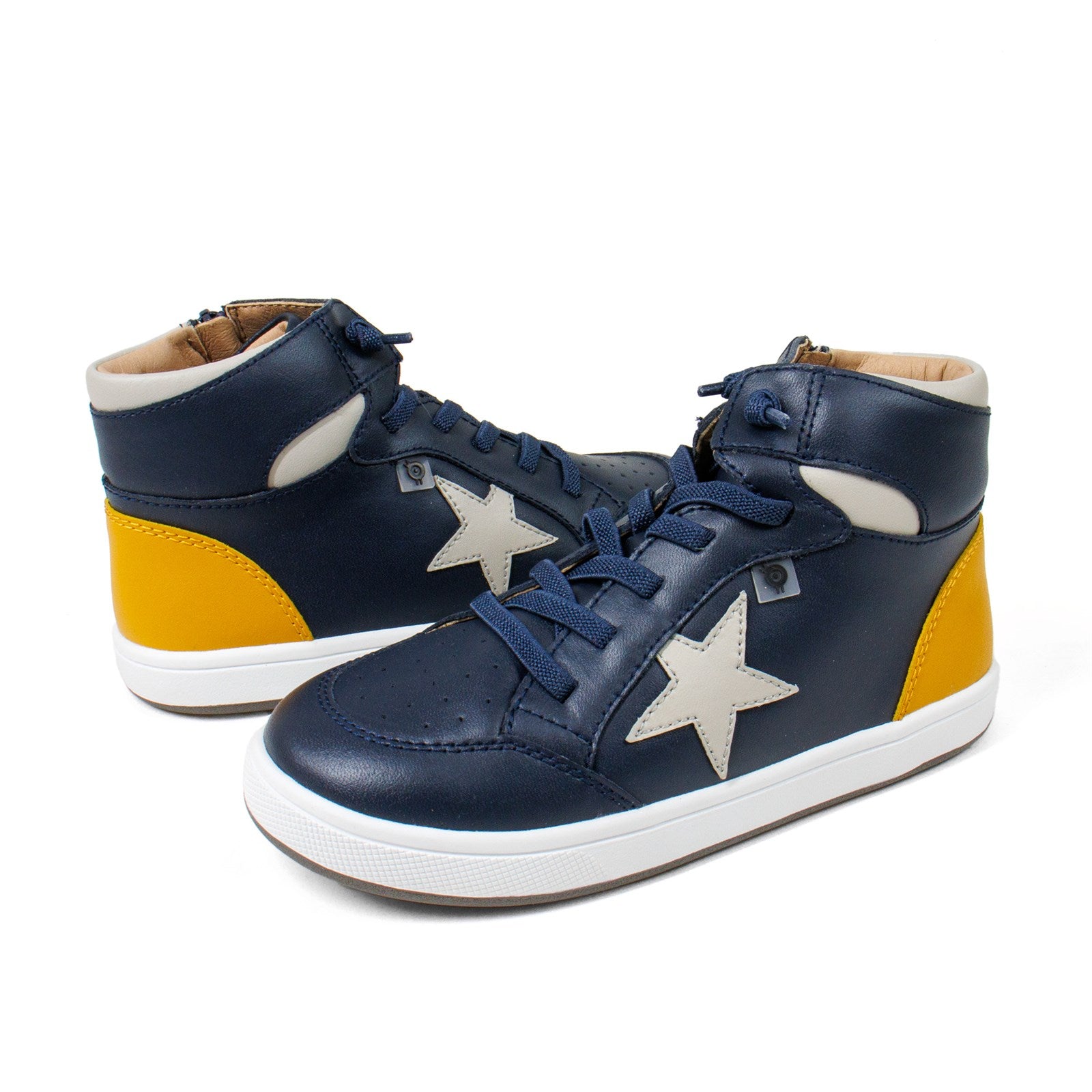 Old Soles Boy Star Tracker High-Top Lace-Up Casual Shoes