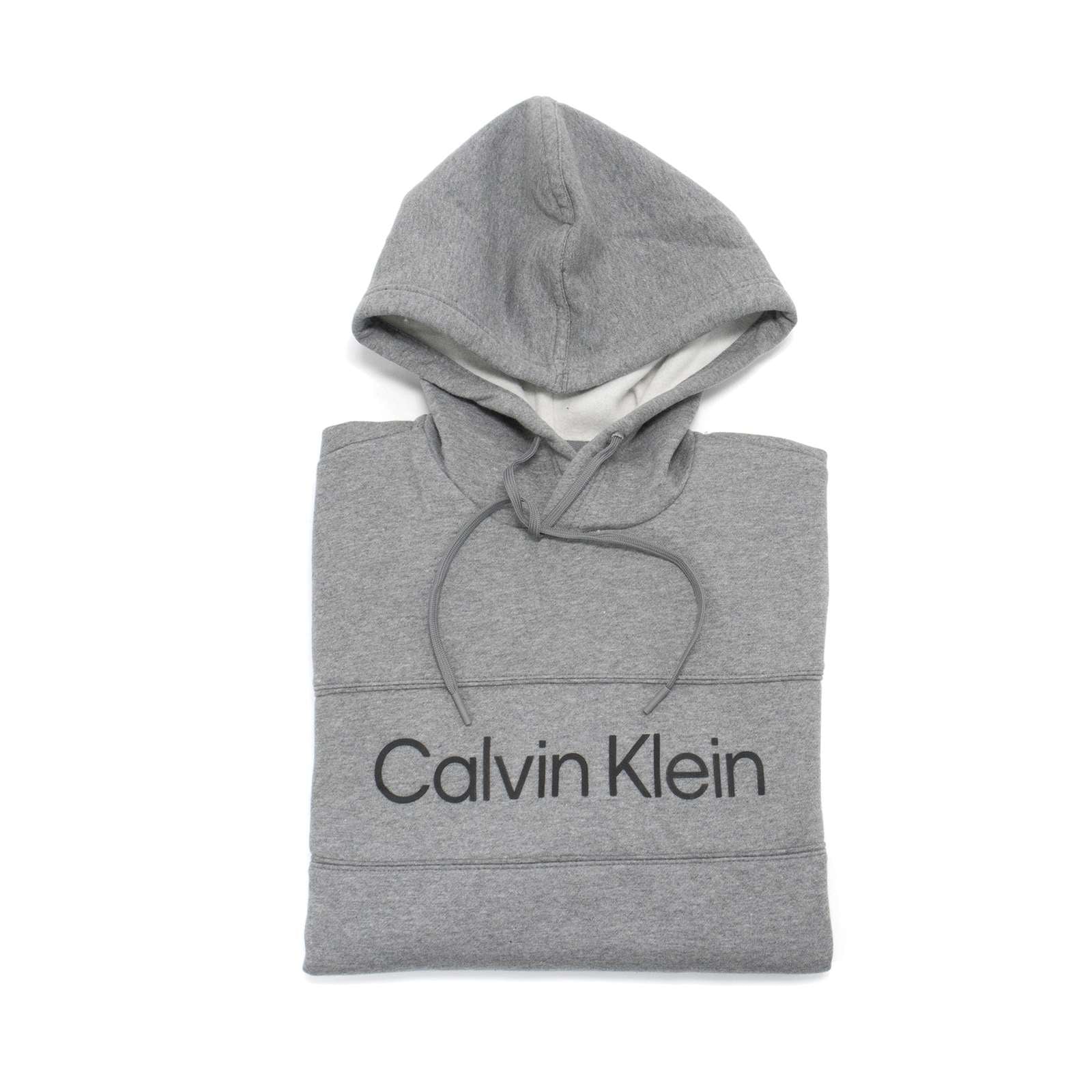 Calvin Klein Men Long Sleeve Iconic Logo Piping Pullover Hoodie
