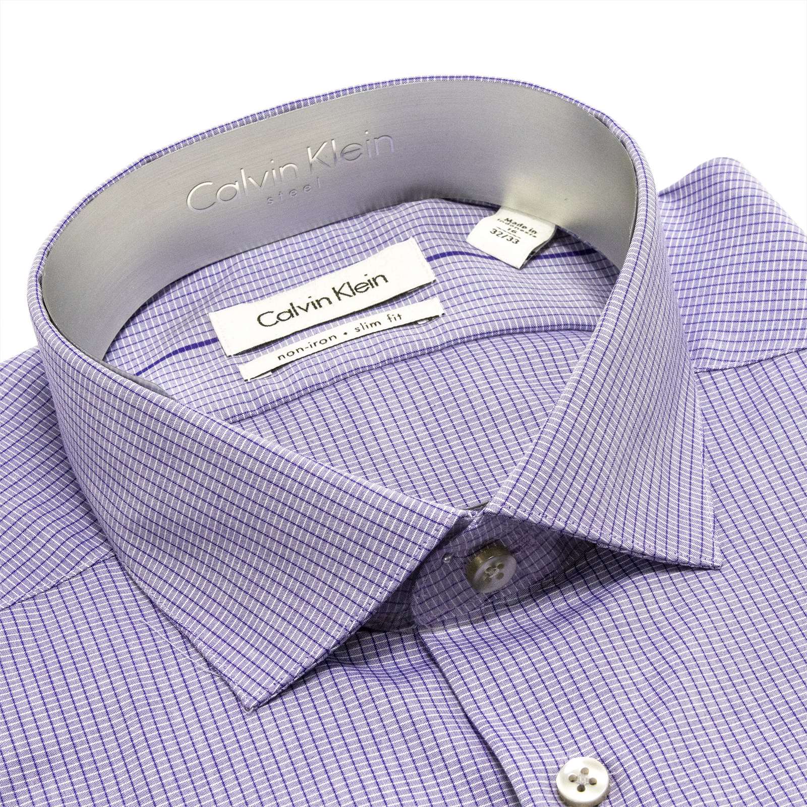 Calvin Klein Men Non-Iron Slim Fit Dress Shirt