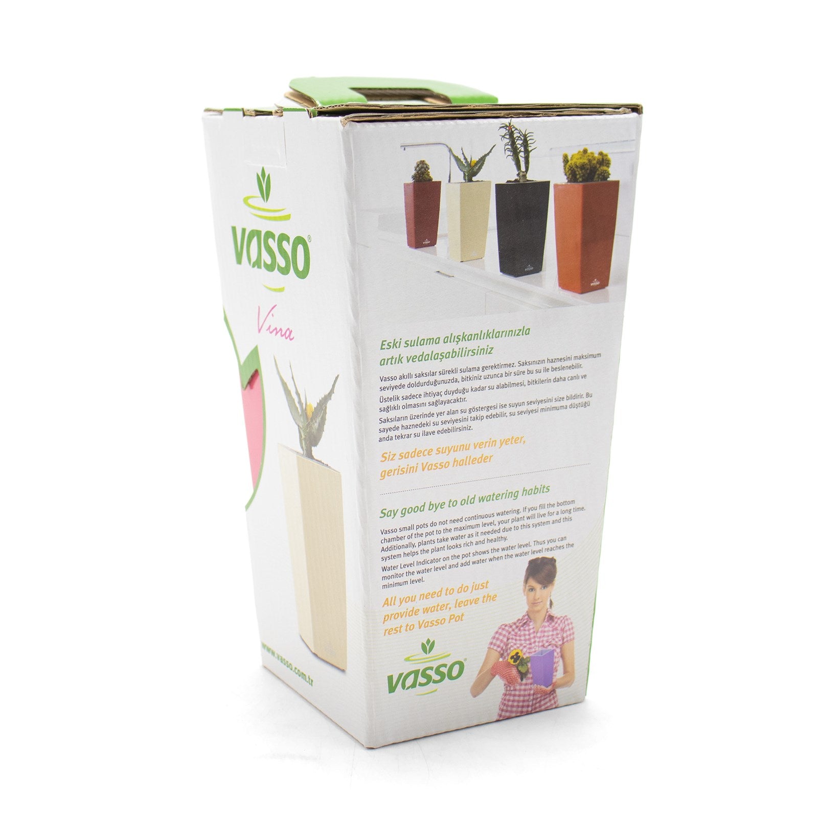 Vasso Unisex Kalika Vina Self Watering Pots
