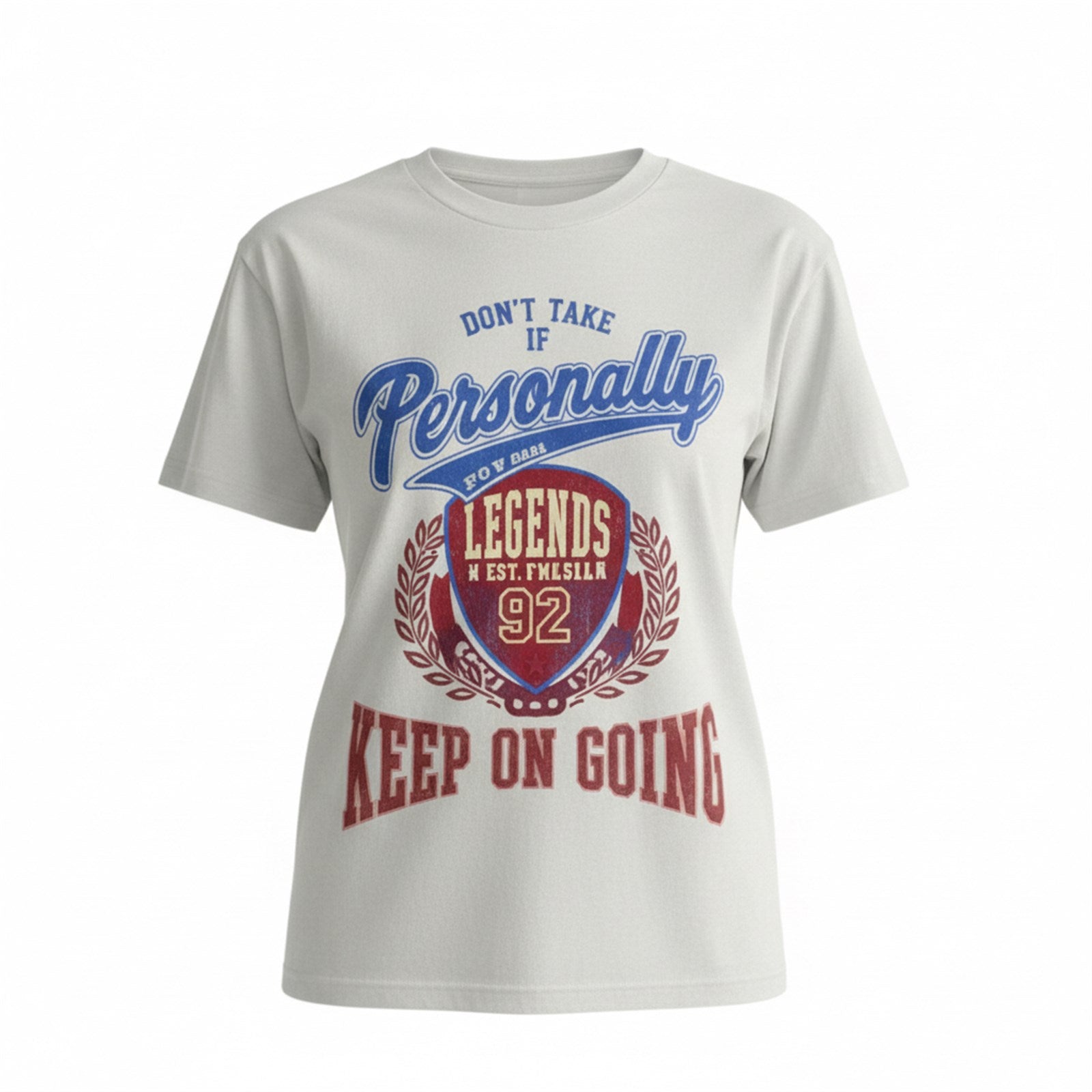 Ambar Women Don't Take It Personally Printed Short Sleeve Tshirt
