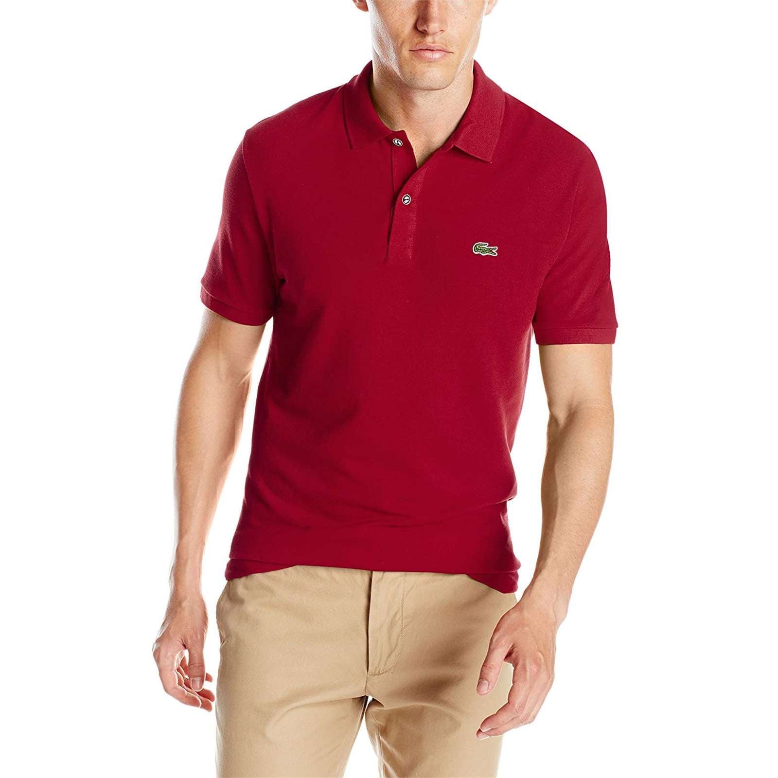 Lacoste Men Classic Pique Slim Fit Short Sleeve Polo